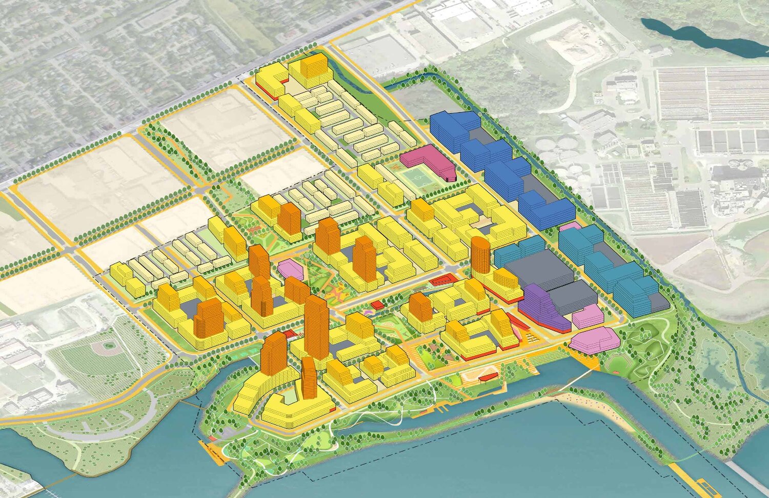 Sasaki’s Lakeview Village Development Master Plan