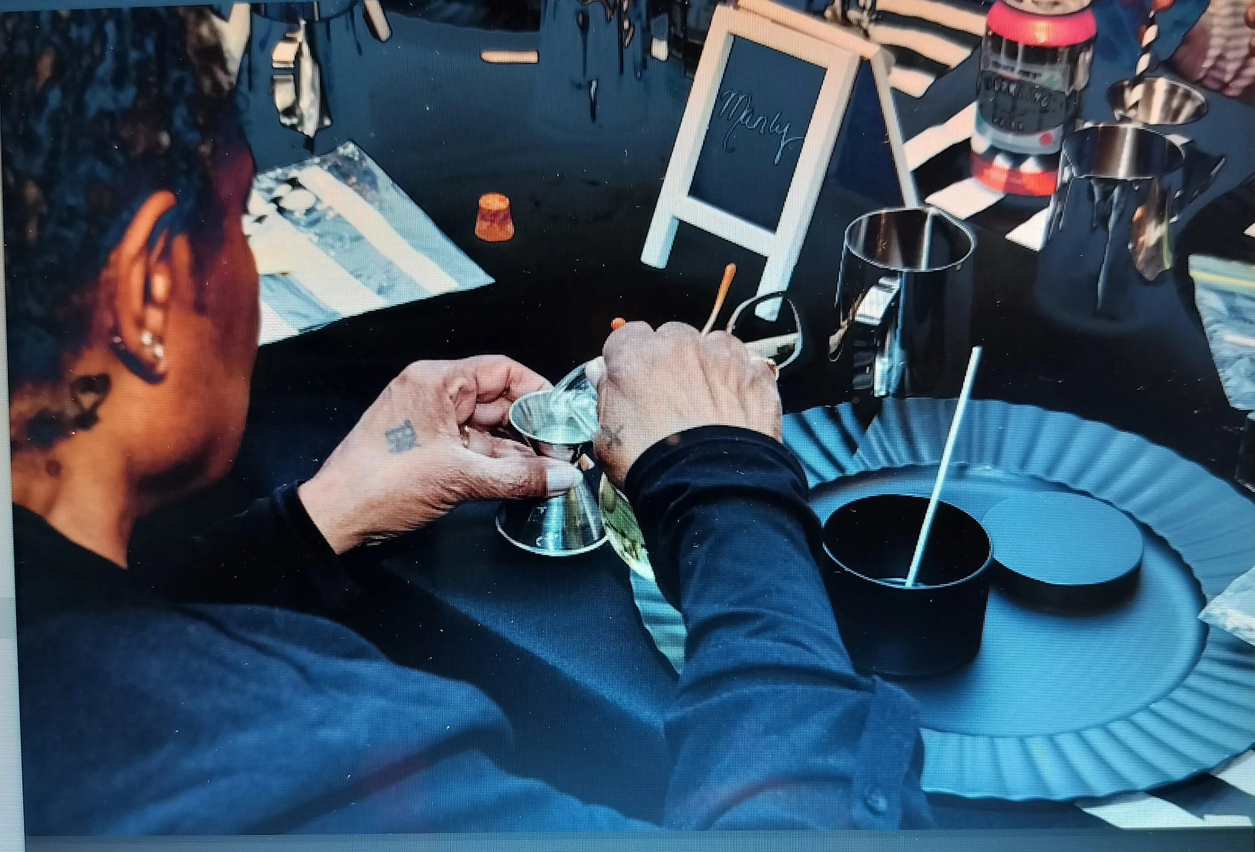 Picture of lady at candle class.jpg