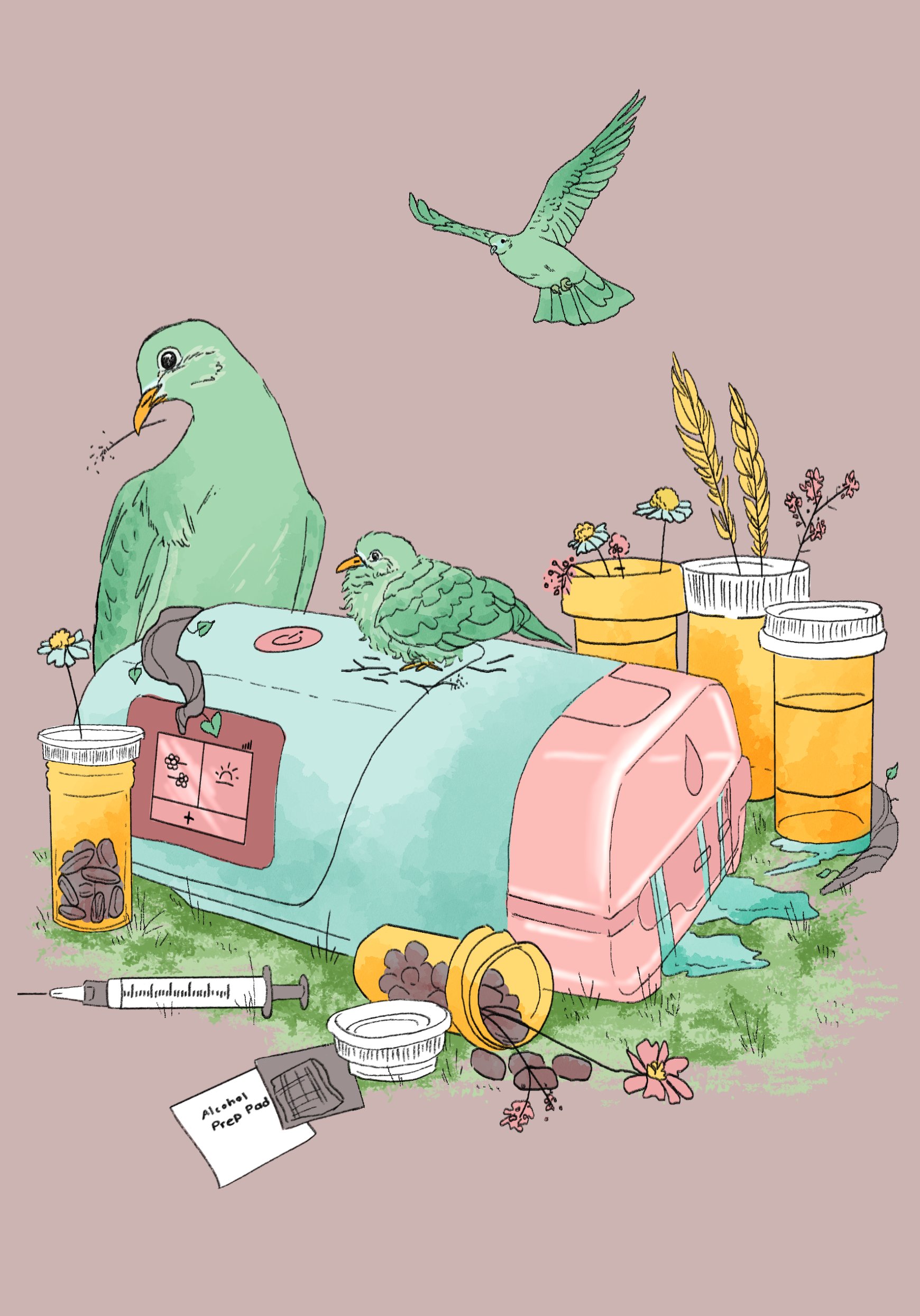 In 2025, I had the opportunity to create a piece for an independent project called the Unspoken Thoughts Zine.