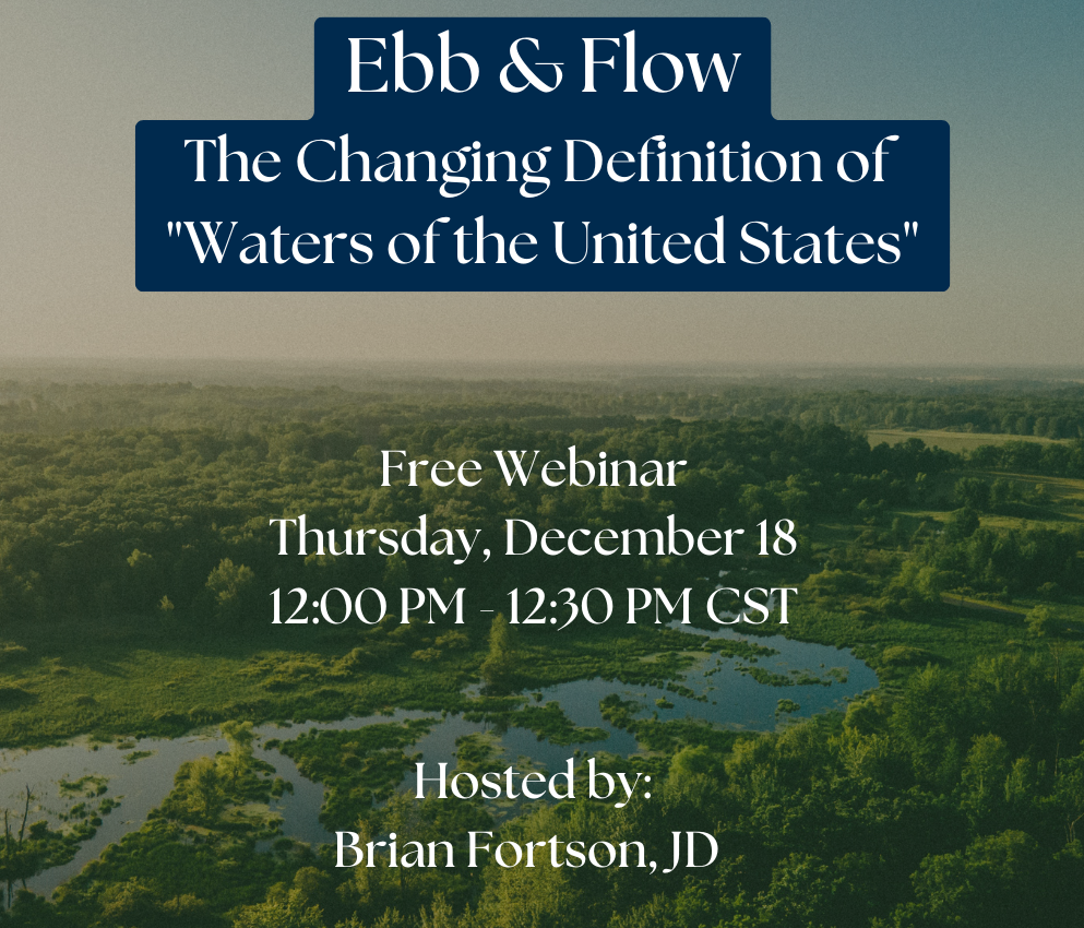 Webinar promoting Louisiana-based ELOS' Environmental Permitting services