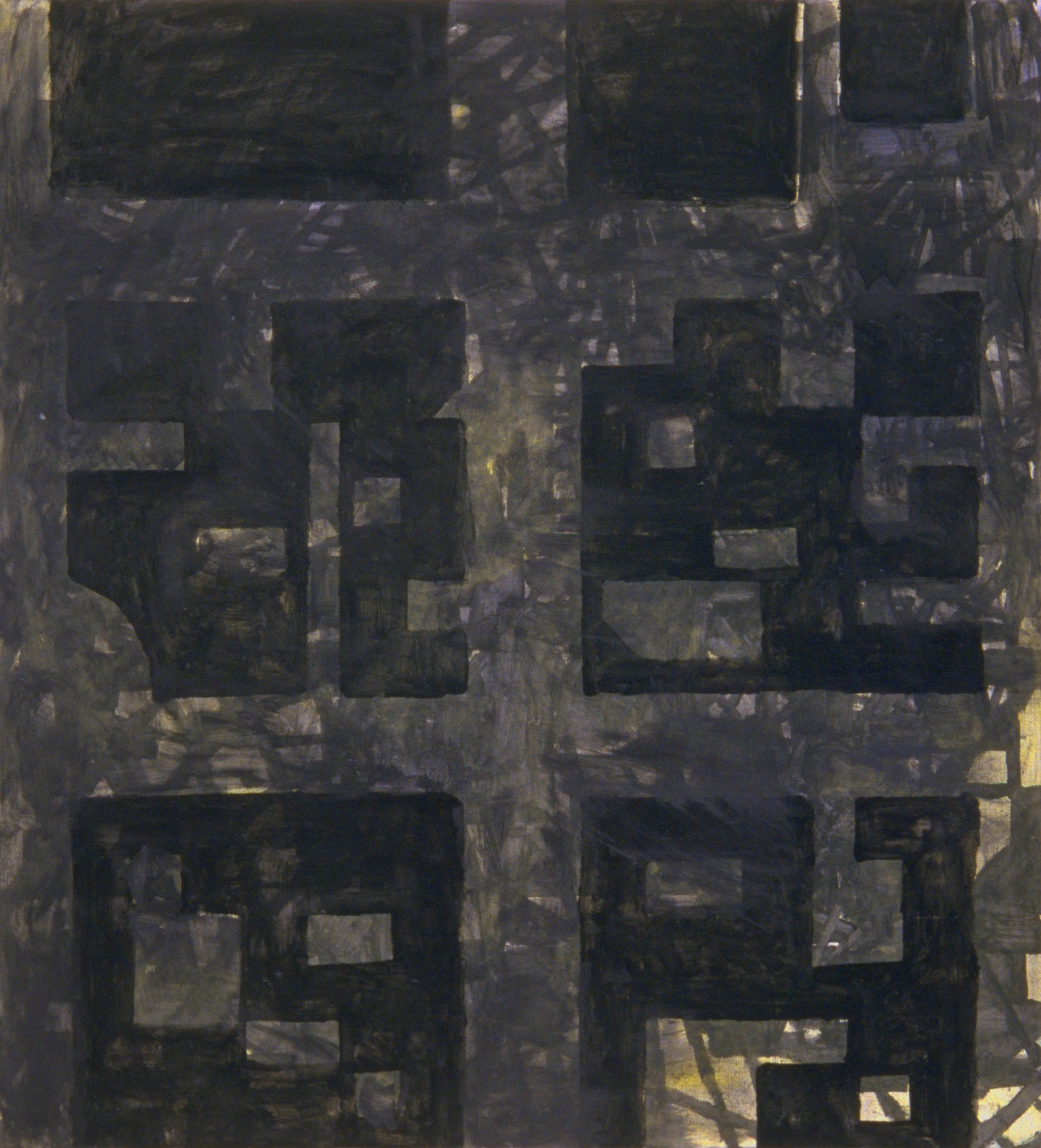 Set Diagram 51, 2000
Oil on linen
1 Meter x 1 Yard