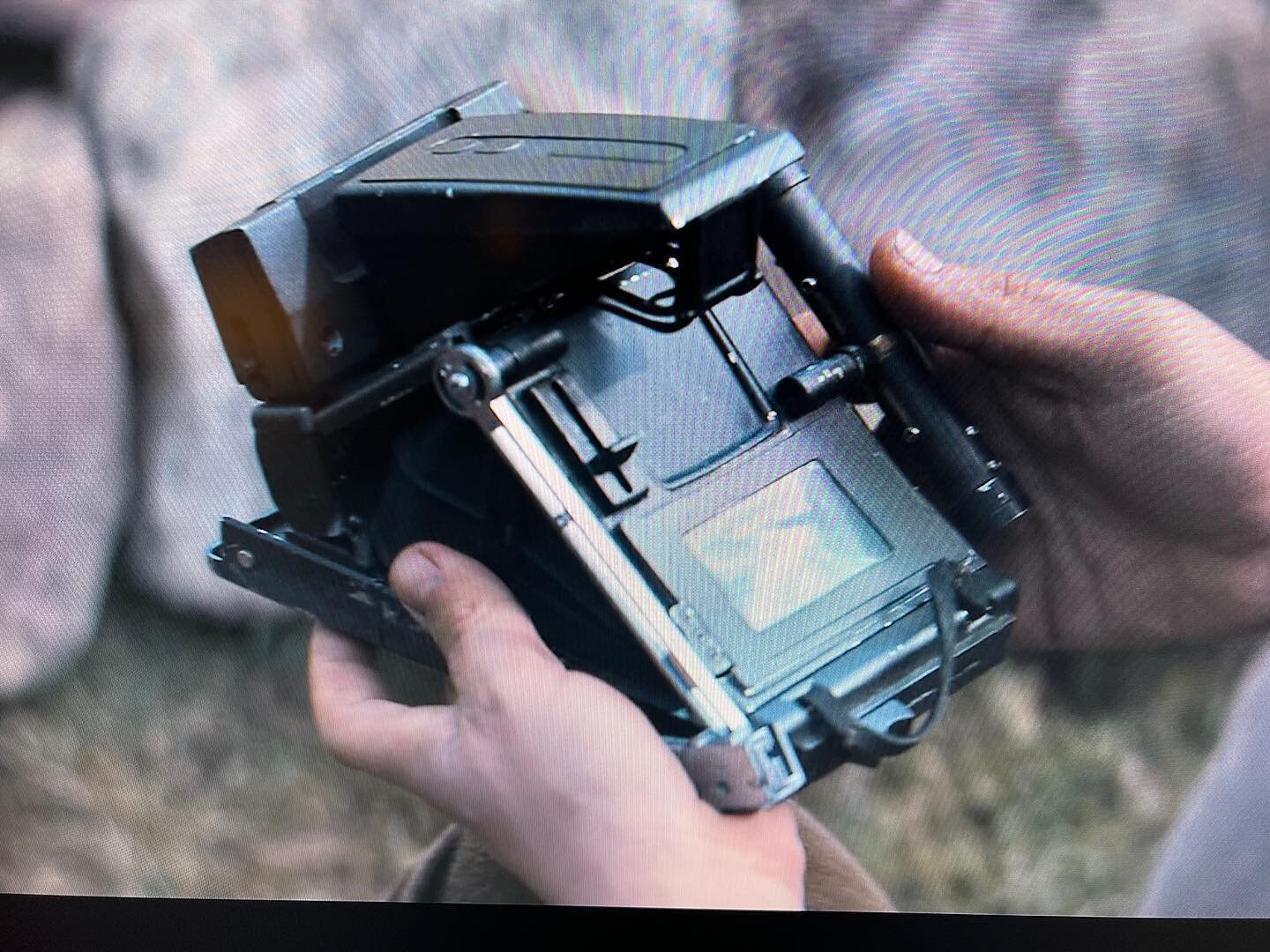 They made a navigation device out of my #polaroidsx70 on #andor  @andorofficial