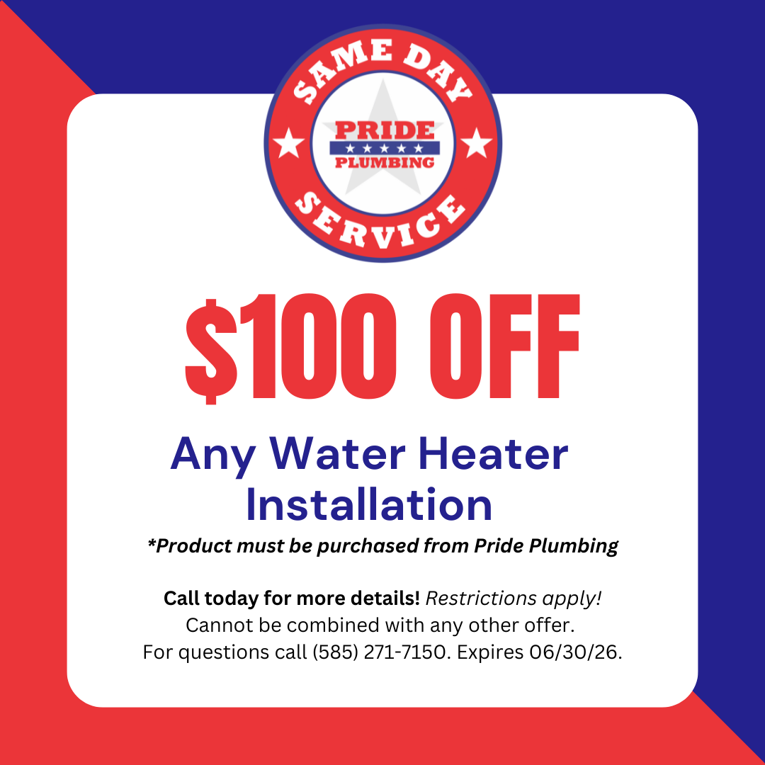 Save $100 On Any Water Heater Installation