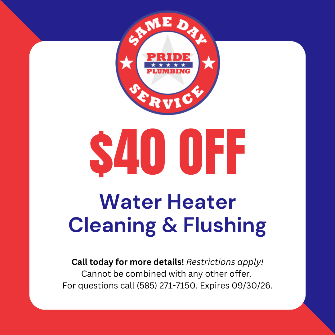 Save $40 on Water Heater Cleaning and Flushing