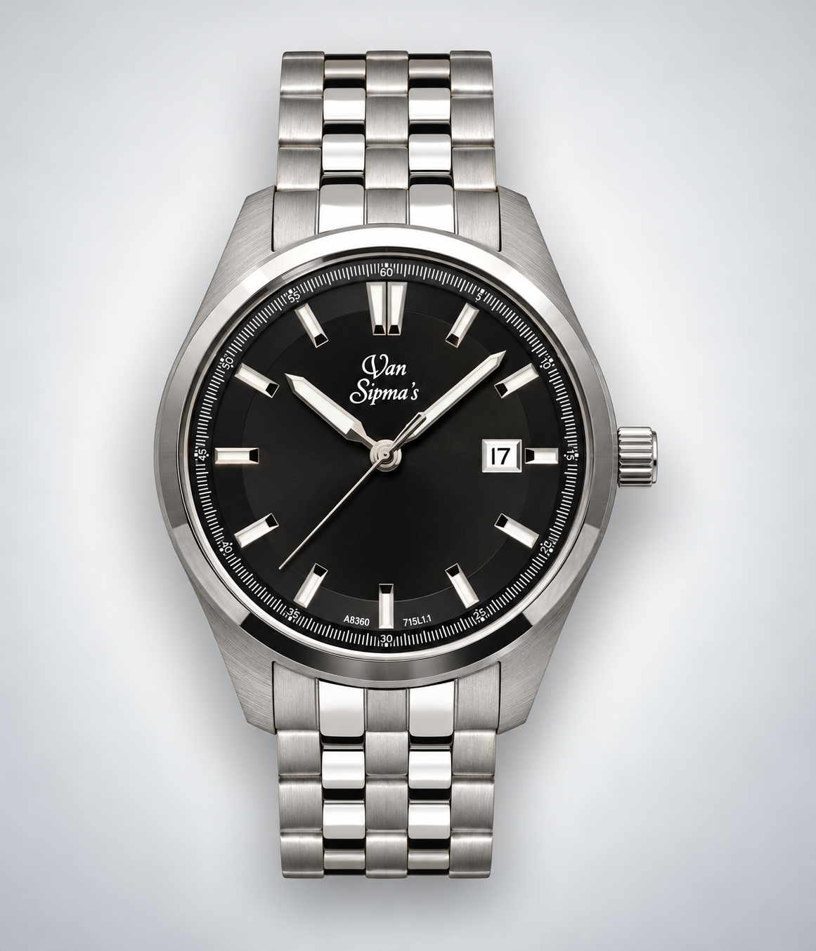 Black Dial Stainless Steel Bracelet