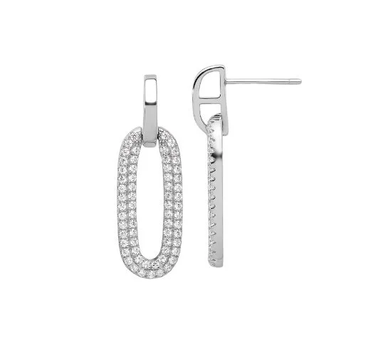 ☆ENGBROX☆ silver925 sailor ribbon cubic earring EBEA23060 ピアス +ENGBROX+ silver925 sailor ribbon cubic earring