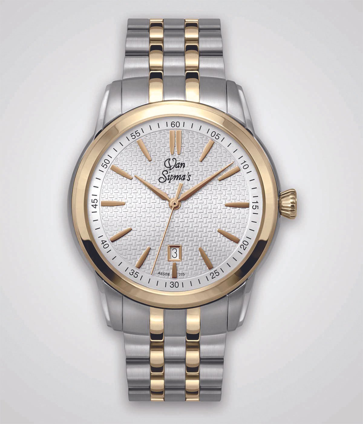 White Dial Two-Tone Bracelet