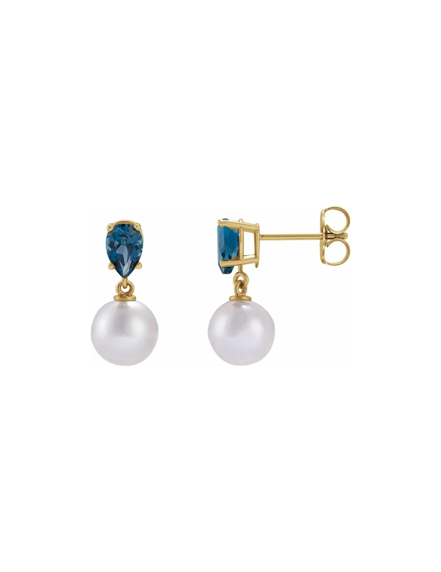 London Blue Topaz Pearl Drop Earrings.png
