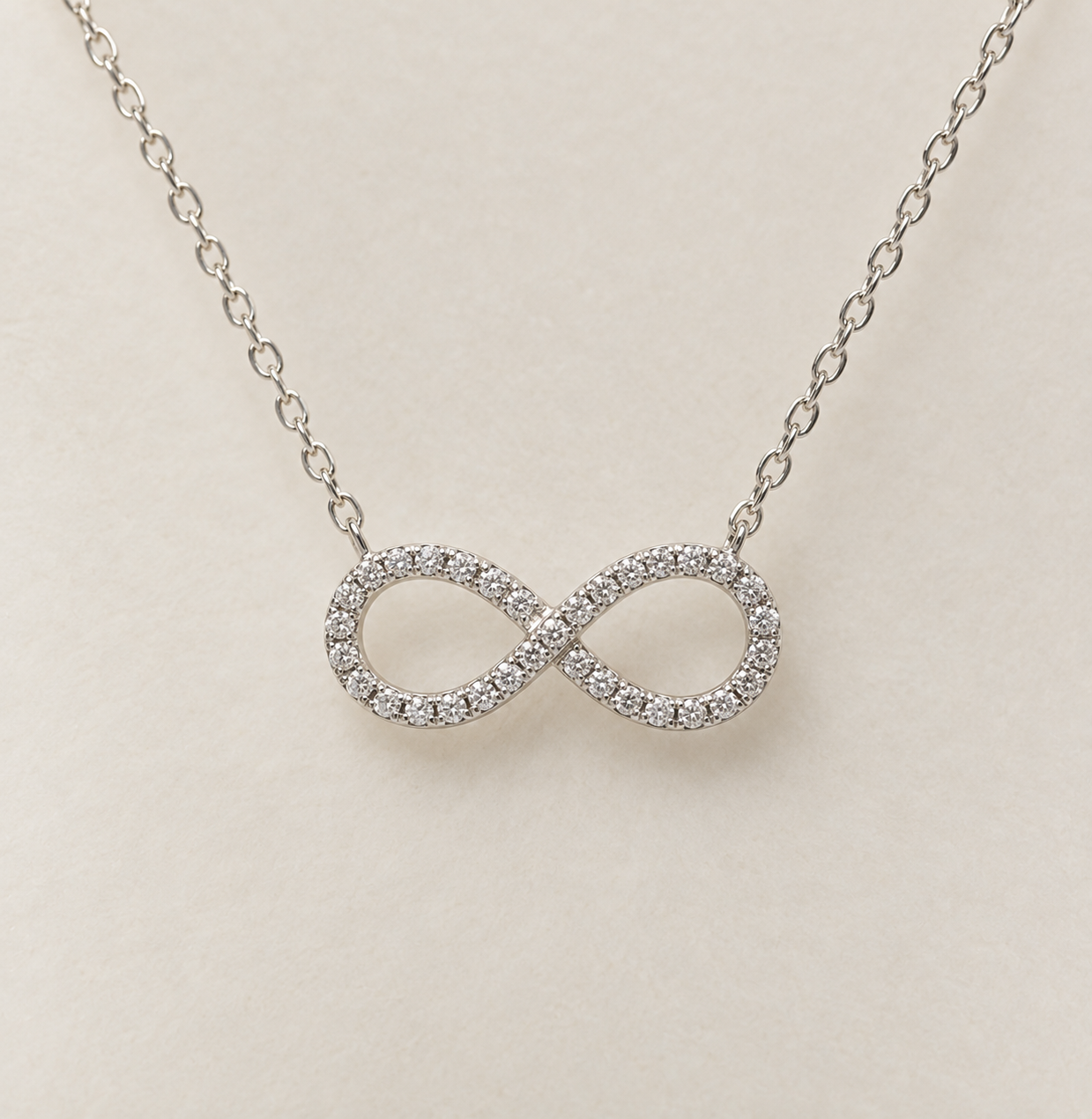 Sterling Silver Infinity Necklace