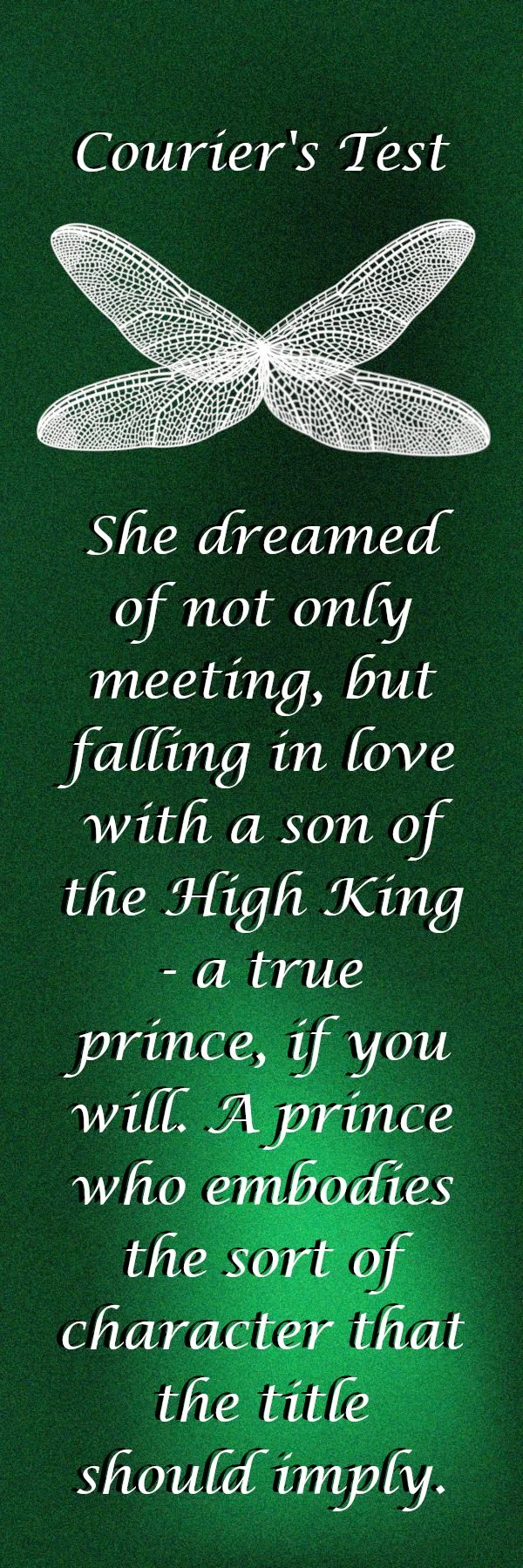 Bookmark for newsletter subscribers. Courier's Test Quote