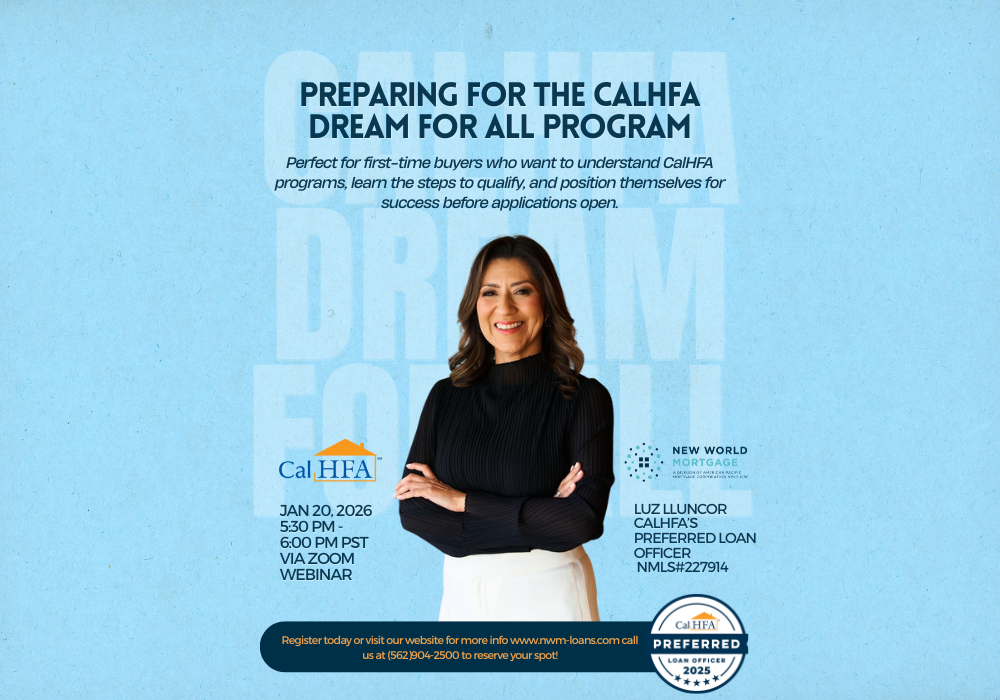 Preparing for the CalHFA Dream For All Program