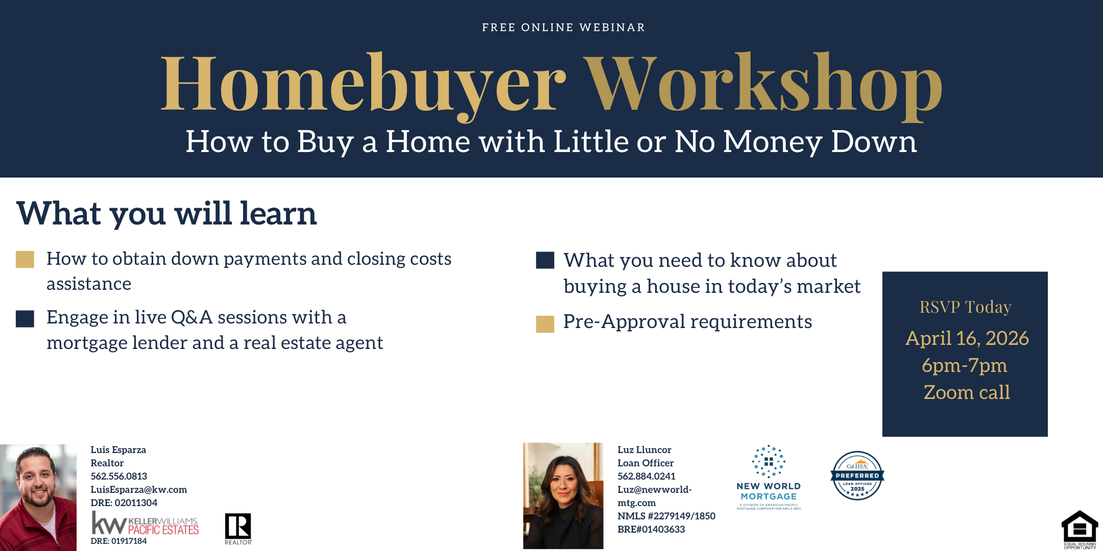 FREE Homebuyer Workshop 
