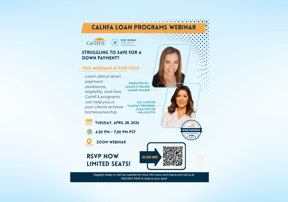 CalHFA Loan Programs Webinar