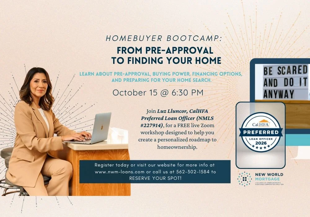 Homebuyer Bootcamp: Session 2 - From Pre-Approval to Finding Your Home