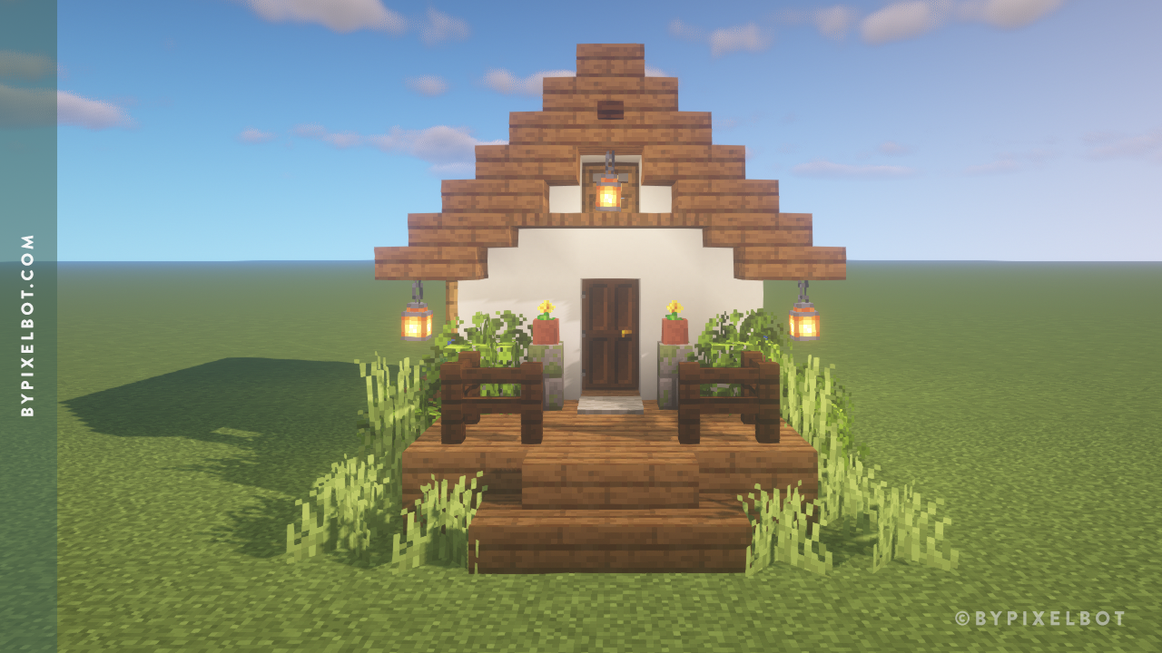 to see exempt egg Minecraft: How to Build the Perfect Cozy Cottage to Survive on Day 1 —  ByPixelbot