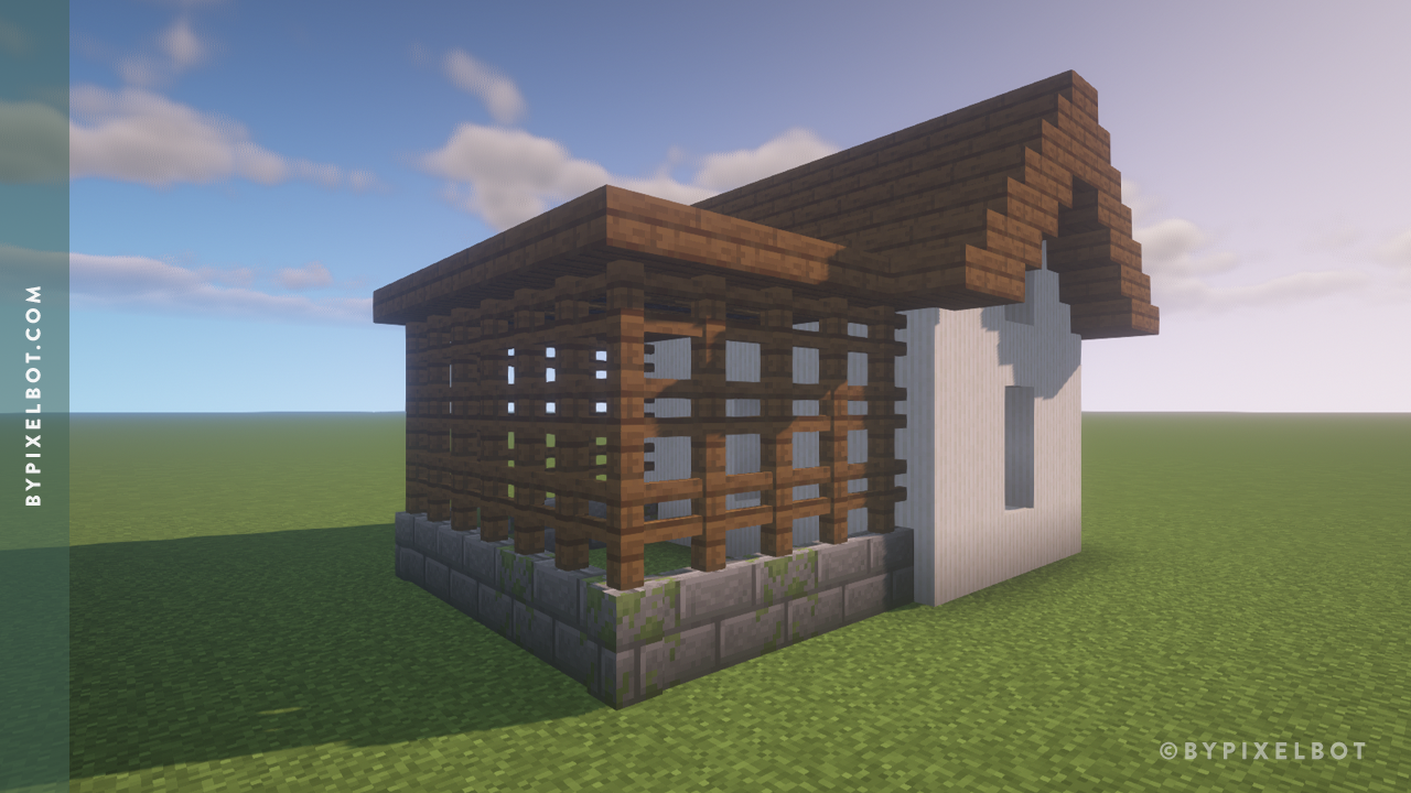 Minecraft 6 Simple Farms in 1 Barn - Tutorial