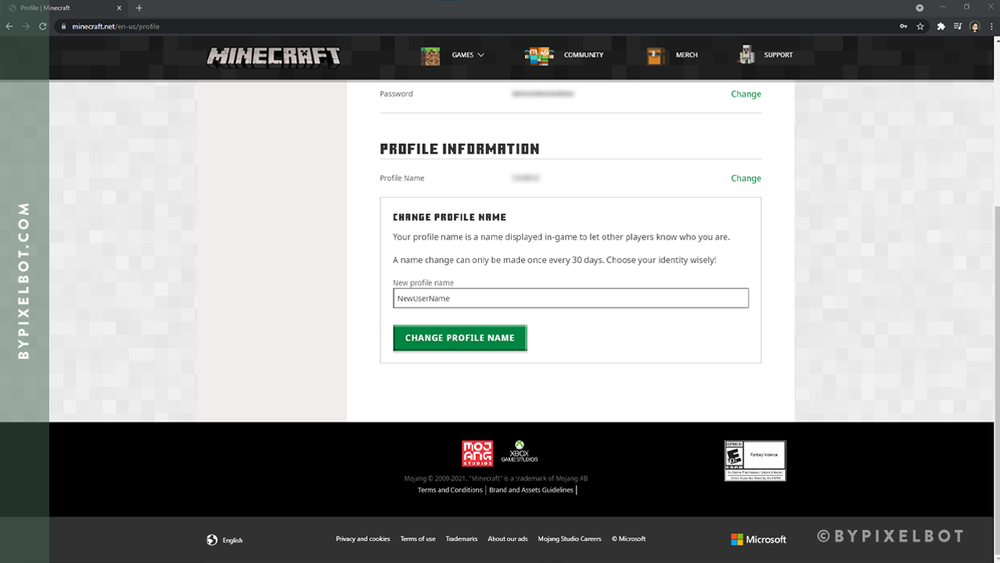 How to Change Your Minecraft Name (With Step-by-Step Screenshot
