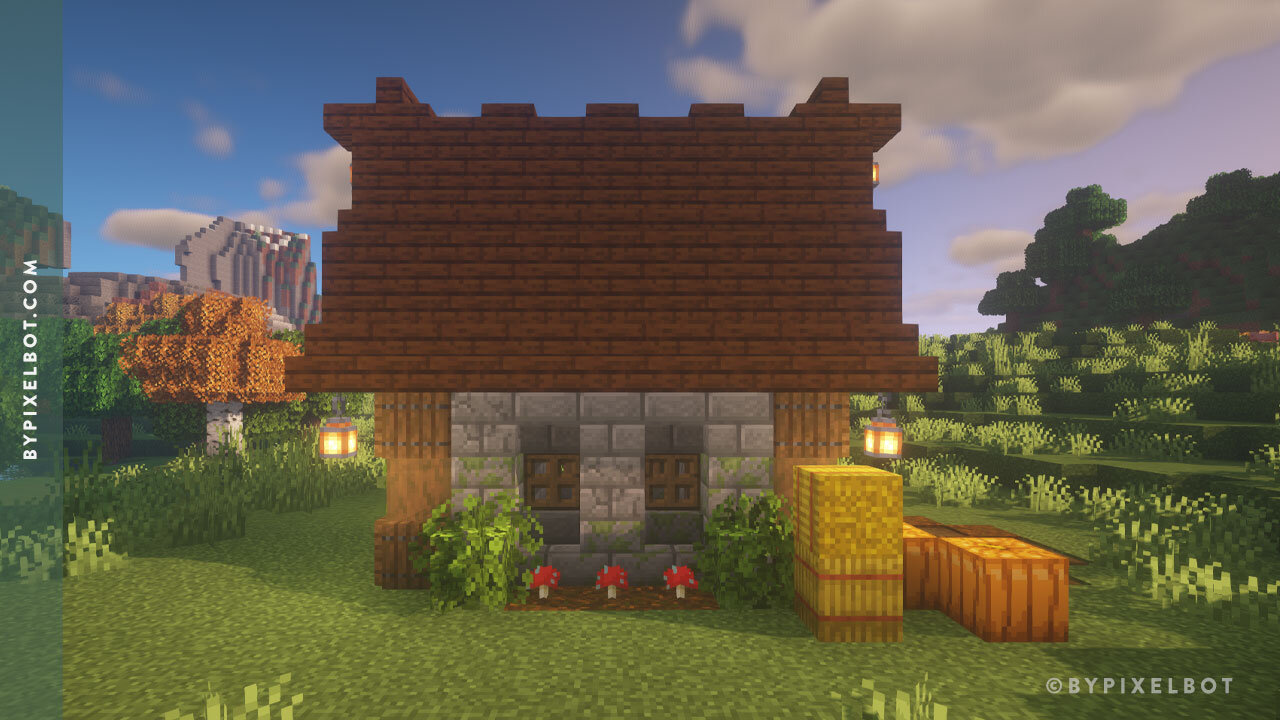 Minecraft  How to Make a Medieval House 