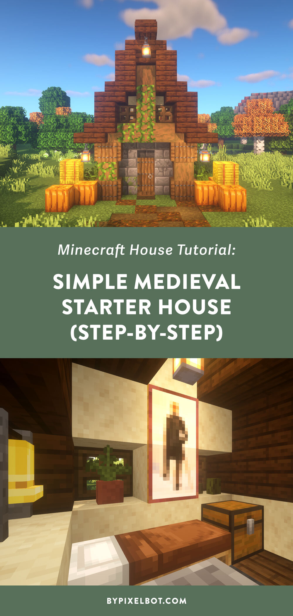 Minecraft  How to Make an Amazing Medieval House for Your Survival 