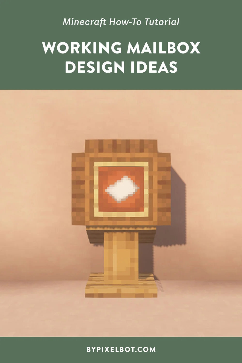 How to Make a Working Mailbox (3 Minecraft Mailbox Design Ideas ...