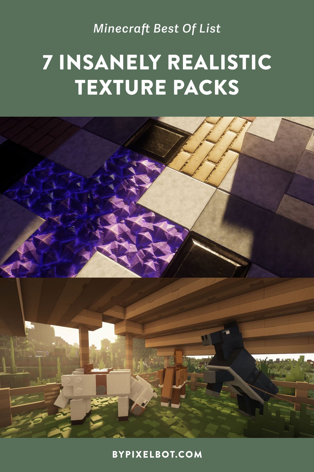 album plannen Geloofsbelijdenis 7 Insanely Realistic Minecraft Texture Packs That Will Bring Life to Your  Survival World — ByPixelbot