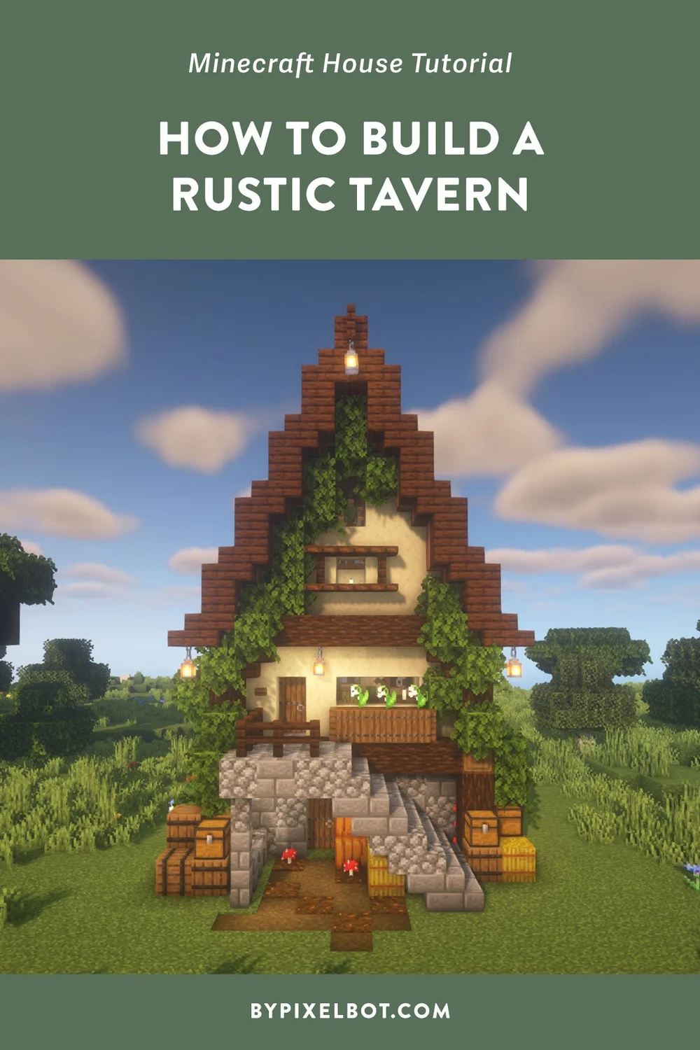 How To Build A Rustic Medieval Tavern In Minecraft ByPixelbot how-to-build-a-rustic-medieval-tavern-in-minecraft-bypixelbot