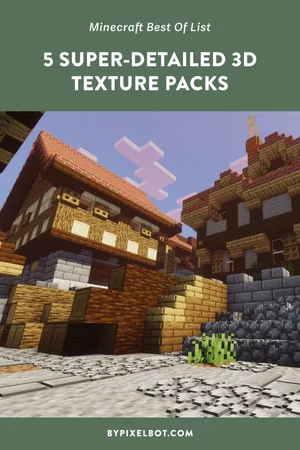 3d Texture Pack Minecraft Java 5 Super-Detailed 3D Minecraft Texture Packs for a More Immersive ...