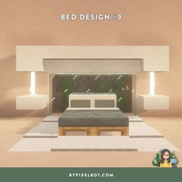 20 Beautiful Minecraft Bed Design Ideas (Double Bed Edition) — ByPixelbot