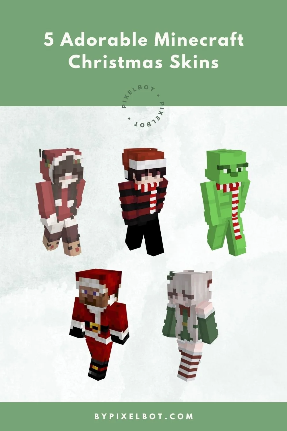 5 Adorable Minecraft Christmas Skins for the Season — ByPixelbot
