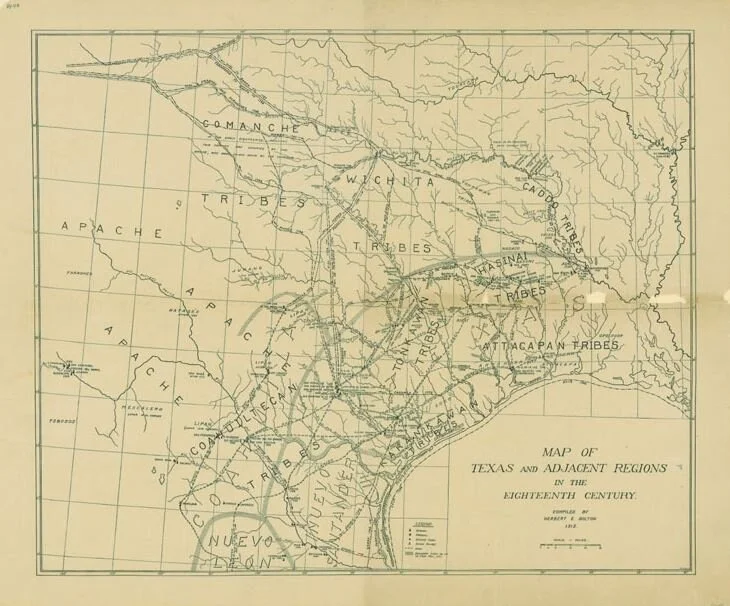 Apache Tribes, Coahuiltecan, Wichita, Tonkawan, Hasinai, Caddo, Attacapan, Karankawa and other Tribes lived in Texas.  Not that long ago