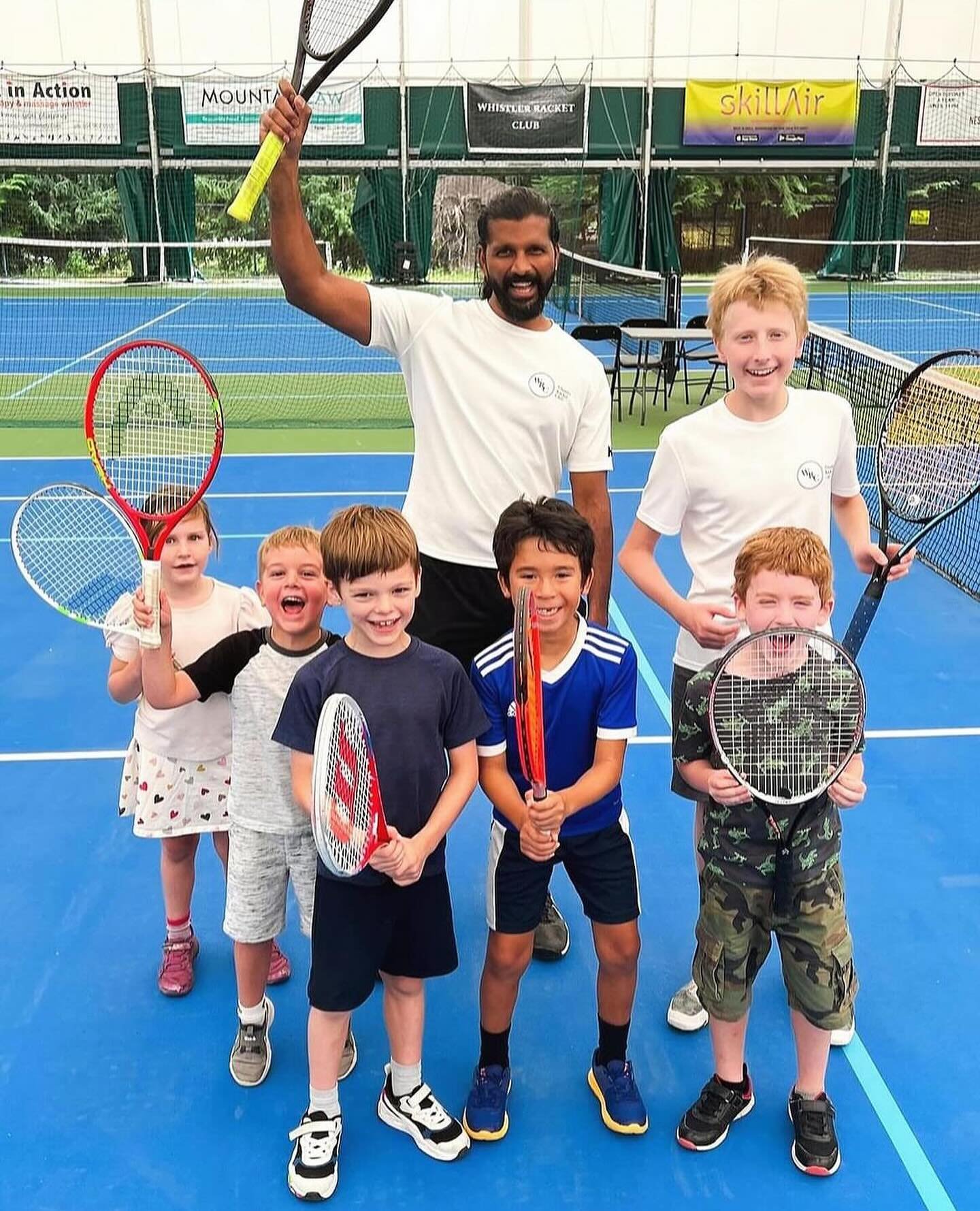 🎾 TENNIS COMBO CAMP! 🎾

Mornings spent playing tennis + afternoons doing paddle sports on Whistlers famous lakes! Summer with the WRC + @combocamps rules!!🧡💙

For over 10 years, the Whistler Racket Clubs certified coaches have ran a highly respec