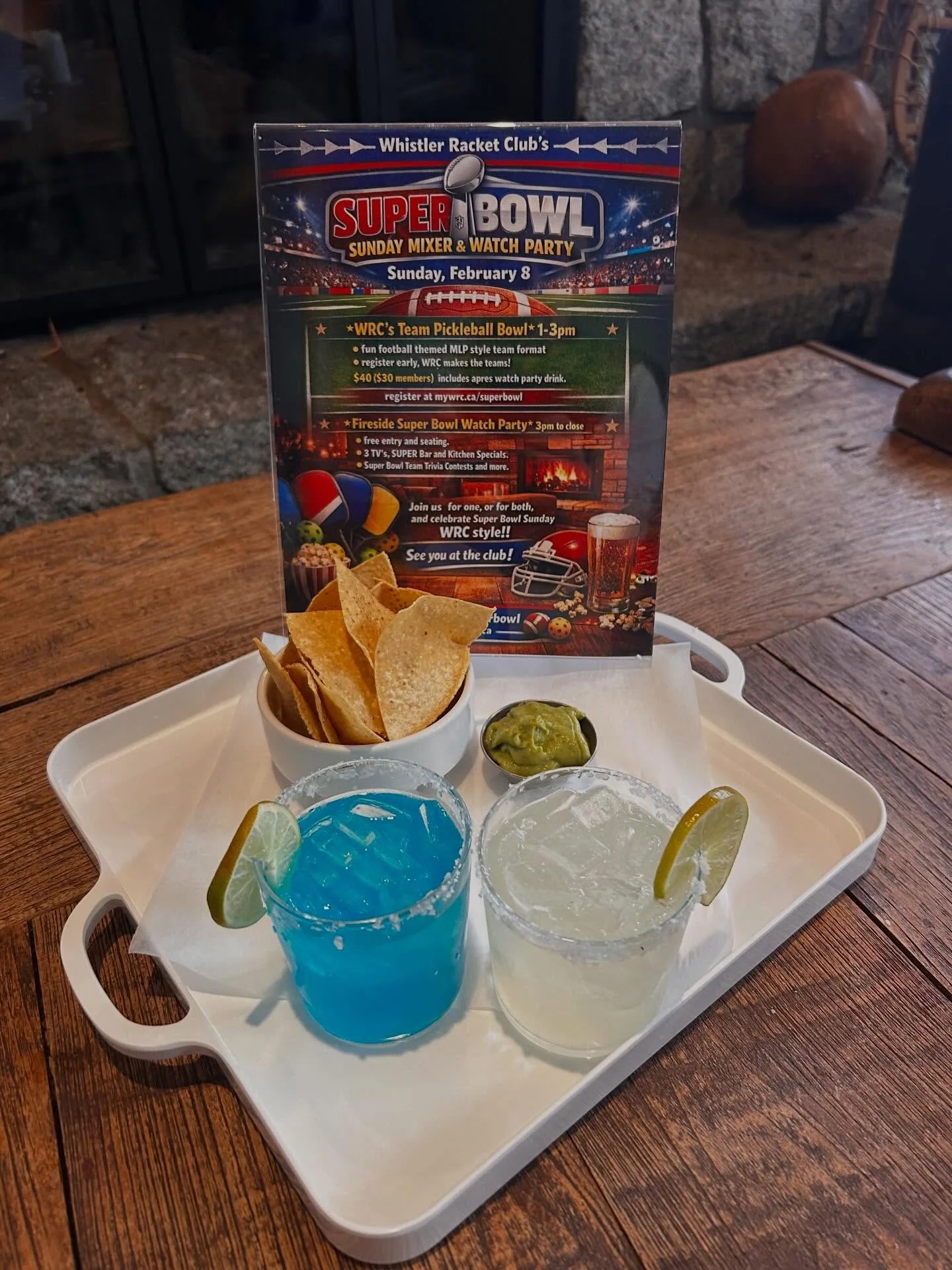🏈Super Bowl Sunday at the WRC🏈

Featuring MLP style team pickleball mixer from 1-3pm + apr&eacute;s watch party in the lounge on the big screens from 3pm onwards!!! Join one or both, we&rsquo;d love to have you with us!🙌🏼 

______________________