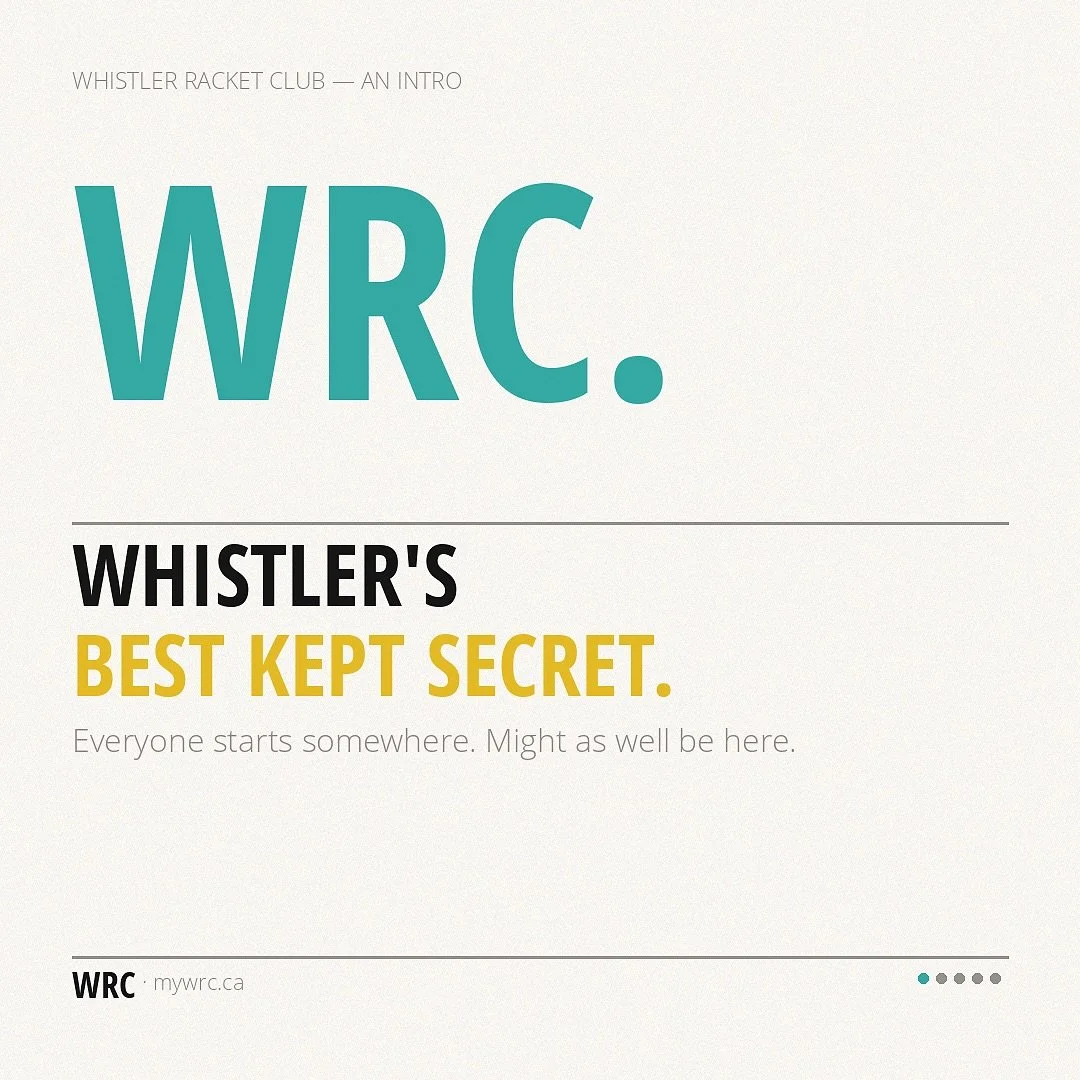 Okay so here&rsquo;s the thing, we get asked a lot what the Whistler Racket Club actually is.

To help, this is what&rsquo;s available
 - Tennis, pickleball, axe throwing, roller disco, kids camps, good food, cold drinks, open play, and a Wii lounge!
