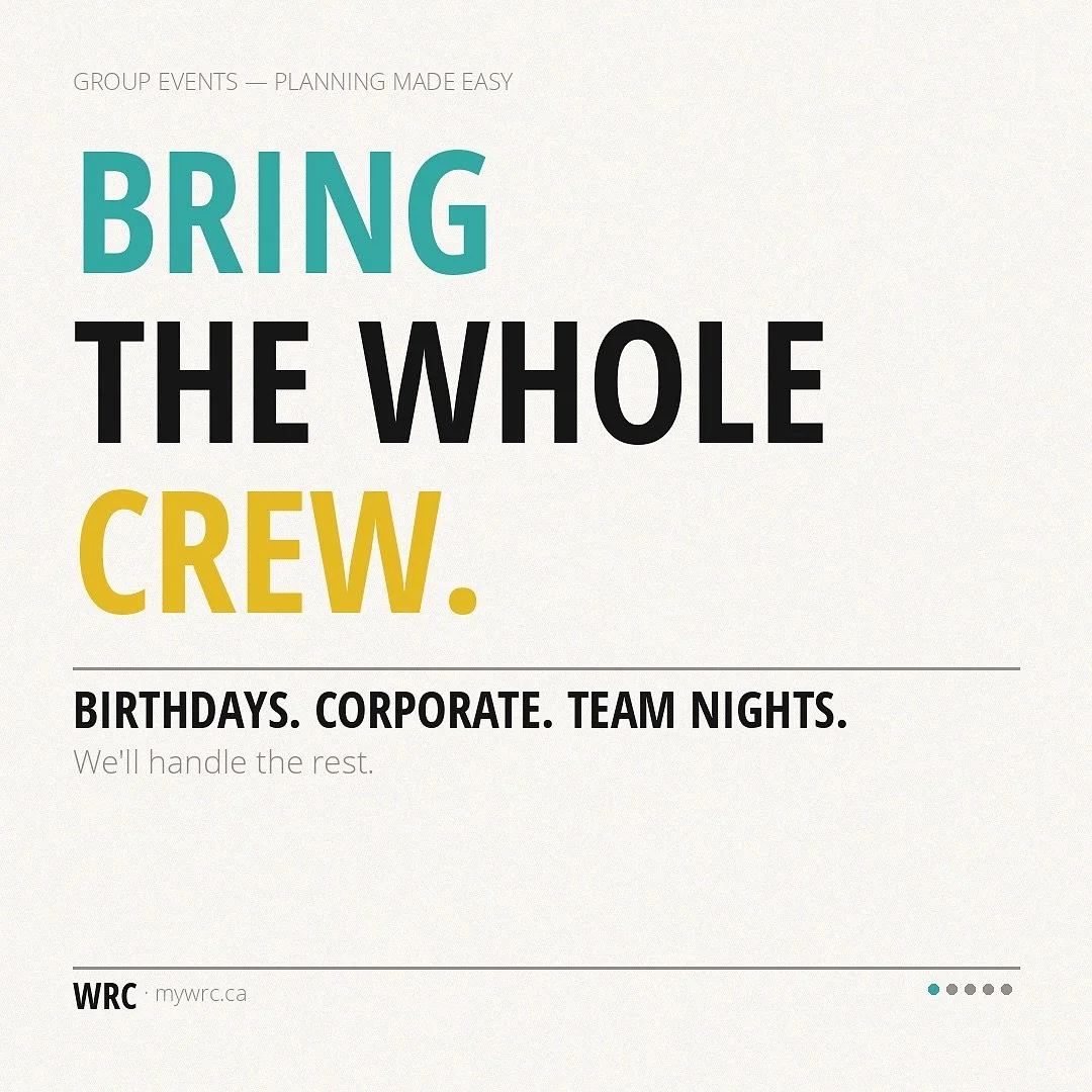 Not sure what to do for your next team night? Say less. 

Pickleball + axe throwing + fireside drinks is our most popular combo, but honestly, we can make almost anything work. Roller disco, Wii nights, custom packages, private court hire, full cater