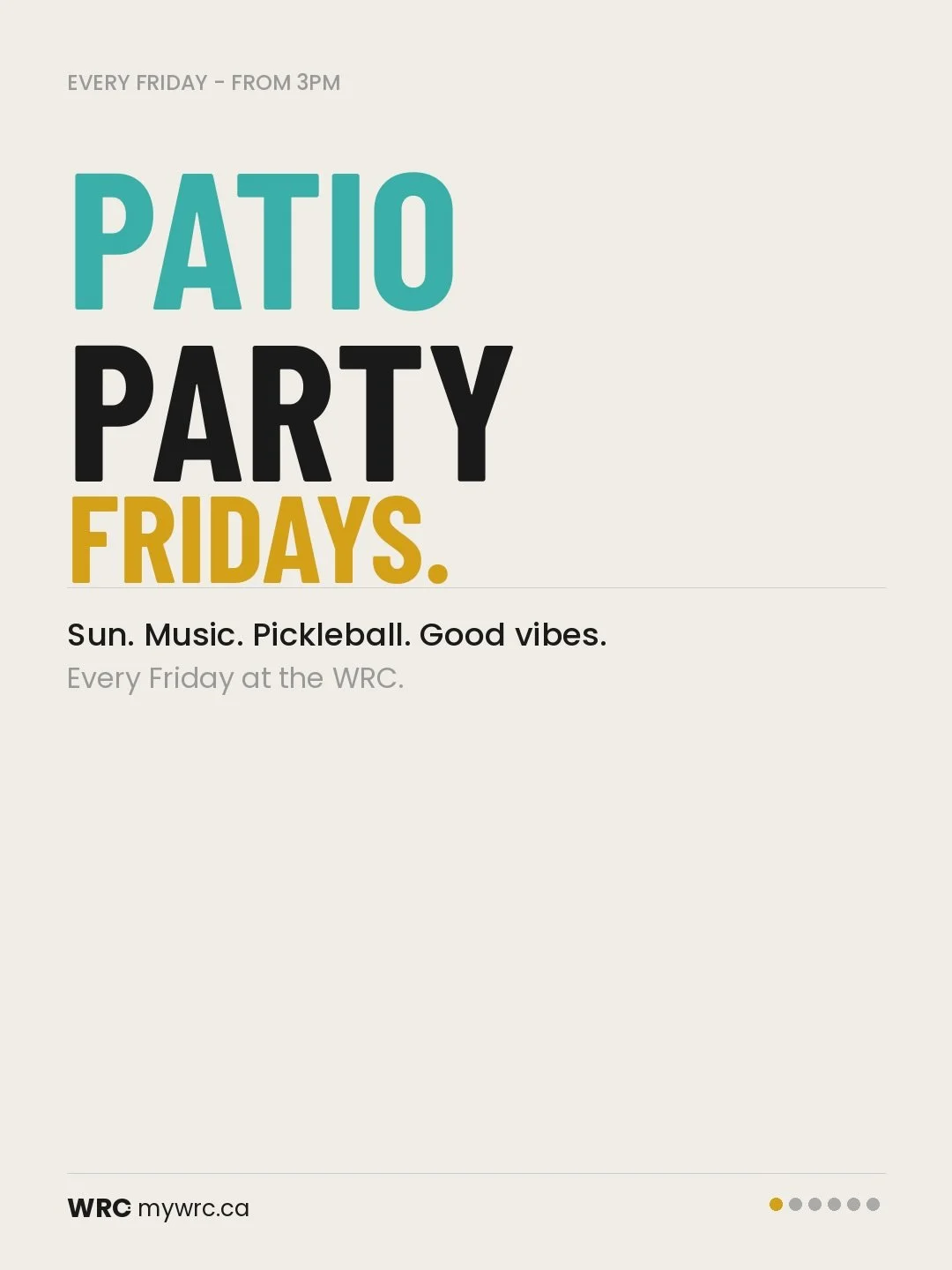 If you haven&rsquo;t done a Friday at the WRC yet, you&rsquo;re missing out.
Patio from 3PM, live DJ, pickleball, good food, cold drinks. It&rsquo;s become a bit of a Whistler thing.
mywrc.ca to book your spot

#WhistlerLocal #WhistlerLife #WhistlerF