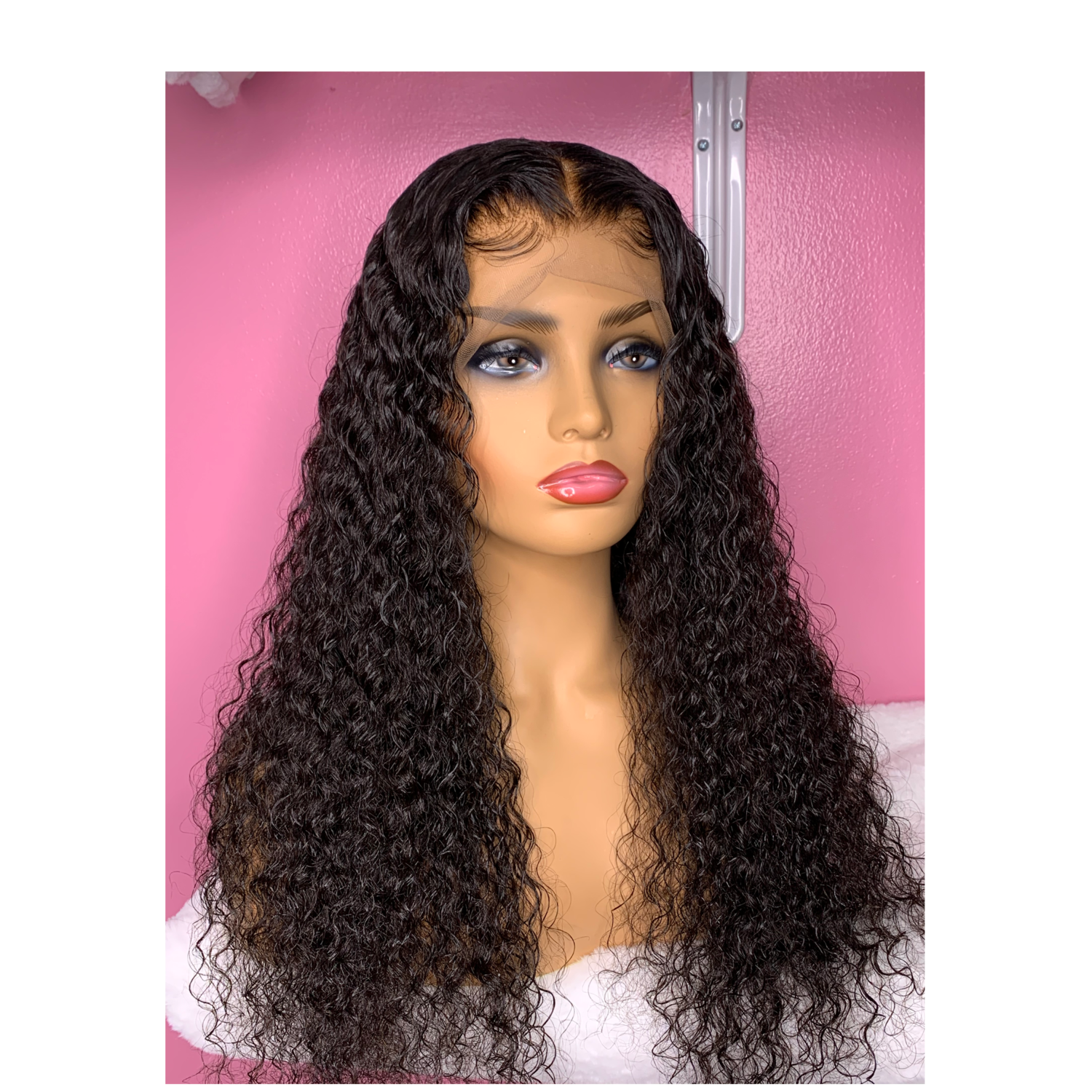 Lace Front Natural Brazilian Curly Hair Wig Unit 1B (Soft Black) — Barbies  Luxury Hair Studio