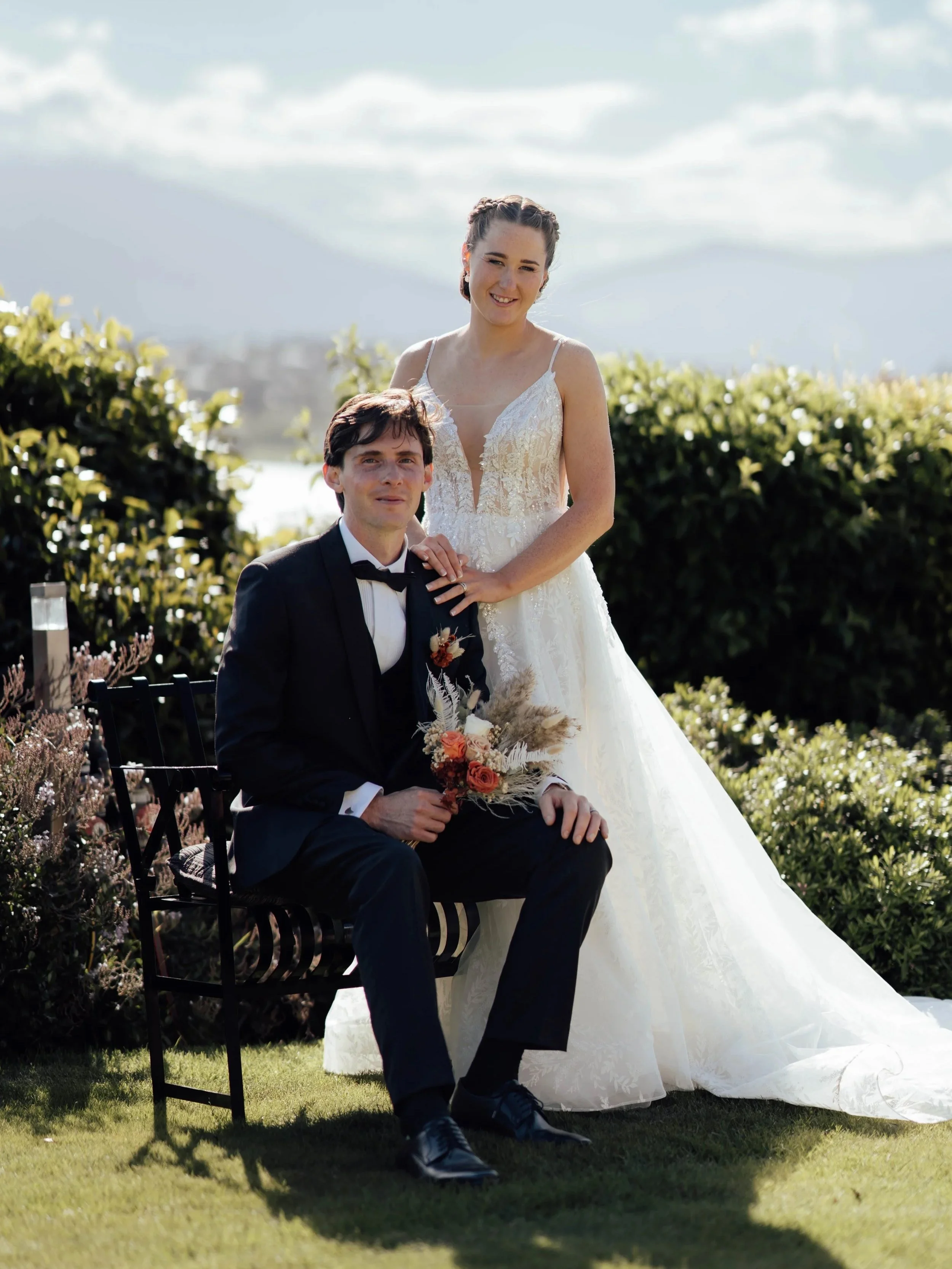Beautiful couple portrait in Hobart Tasmania
