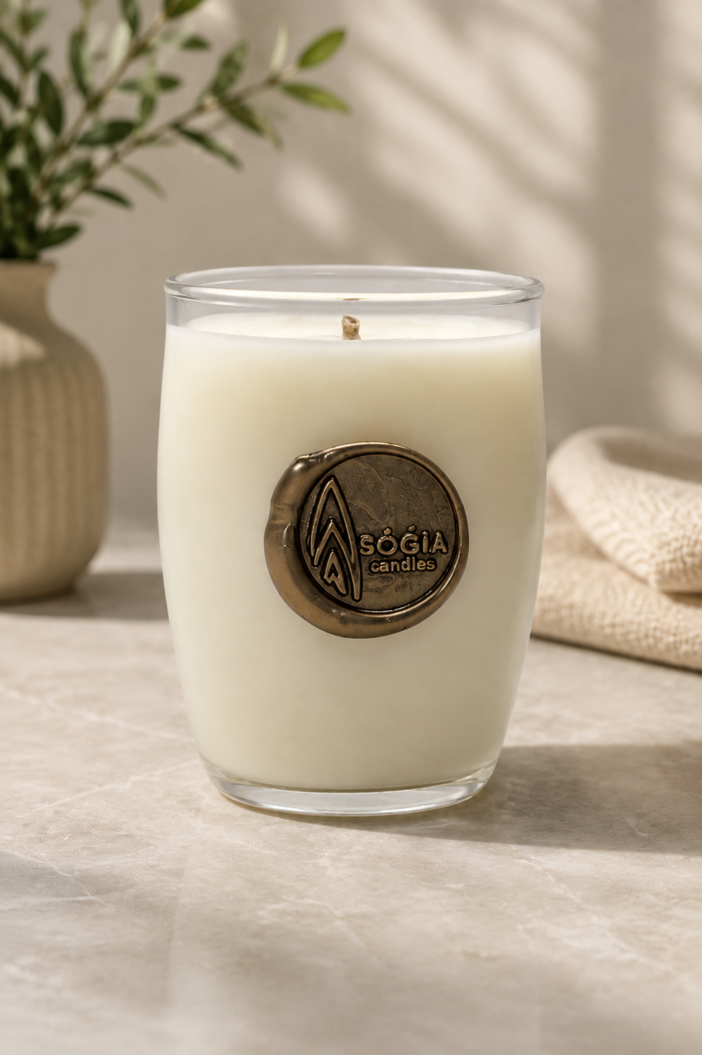 Small  Glass Tea Candle