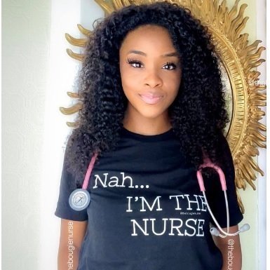 Nurse Bae | Beautiful nurse, Natural hair styles, Nurse inspiration