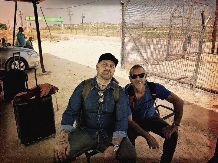 3 years ago this week I was fortunate to cross the border into Gaza w/ my brother @itsdanieldart I have been to #israel 6 or 7 times &amp; Palestine twice but never #gaza . It was not easy getting permission, visa&rsquo;s, insurance etc. but well wor