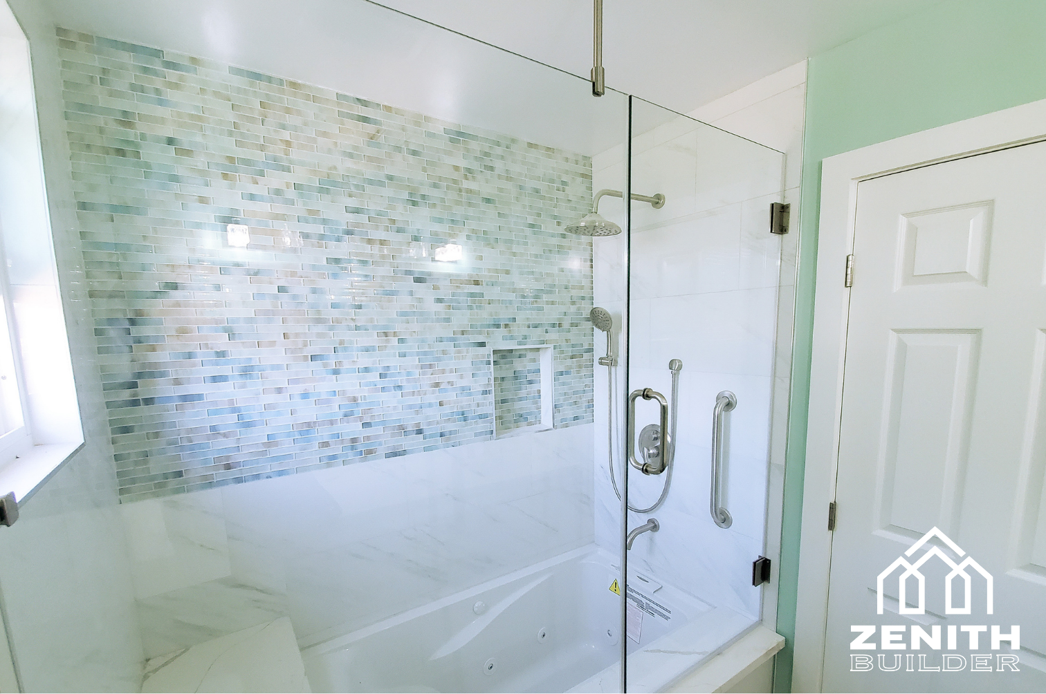 Minimalist and Cheerful Design Bathroom Remodel