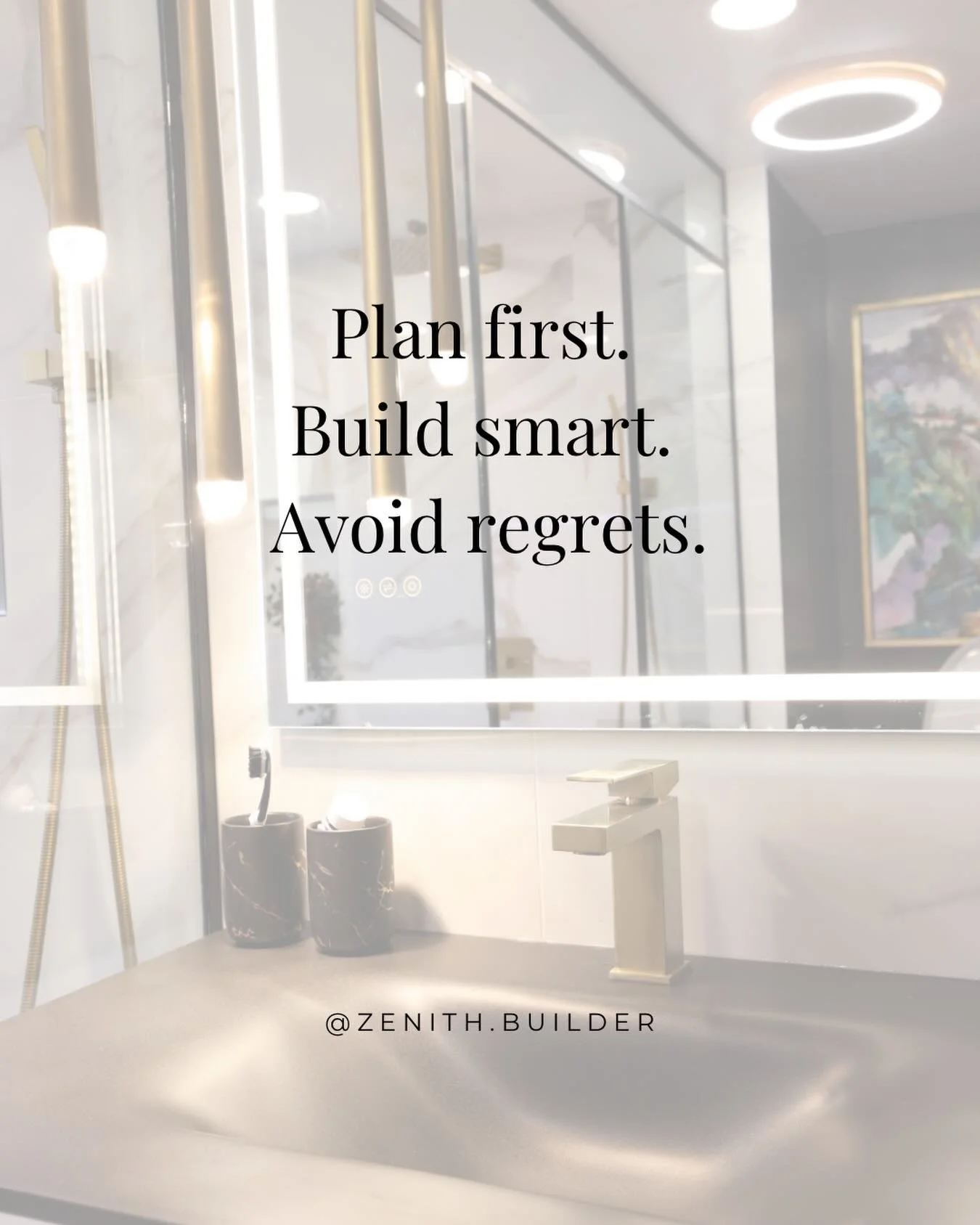 One common bathroom remodel mistake we see?
 ❌ Choosing fixtures before understanding plumbing and layout limitations.
 In this project, layout and functionality came first&mdash;so every fixture looks intentional&nbsp;and&nbsp;performs the way it sh