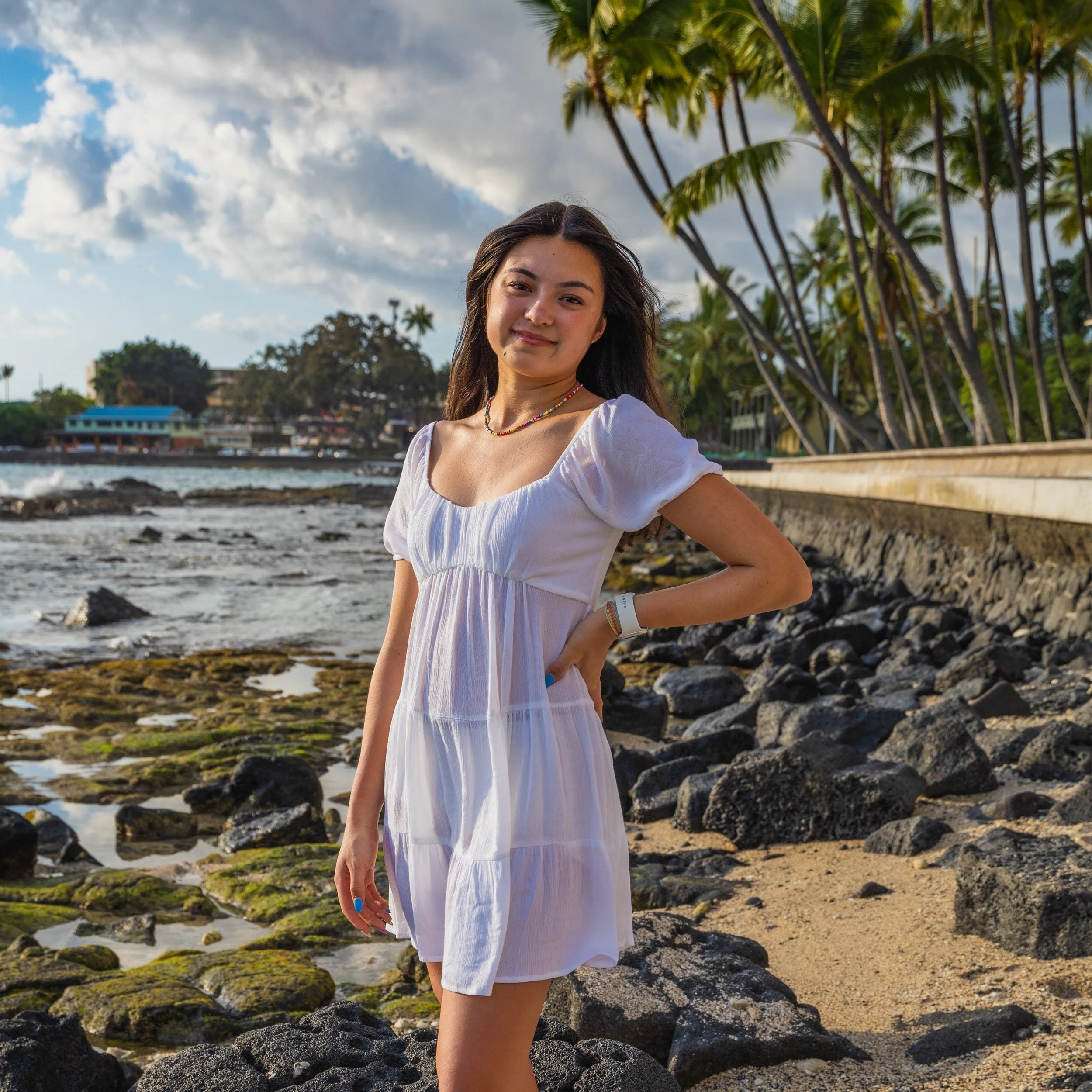 Professional senior photograph by Hawaii Family Portraits on the Big Island