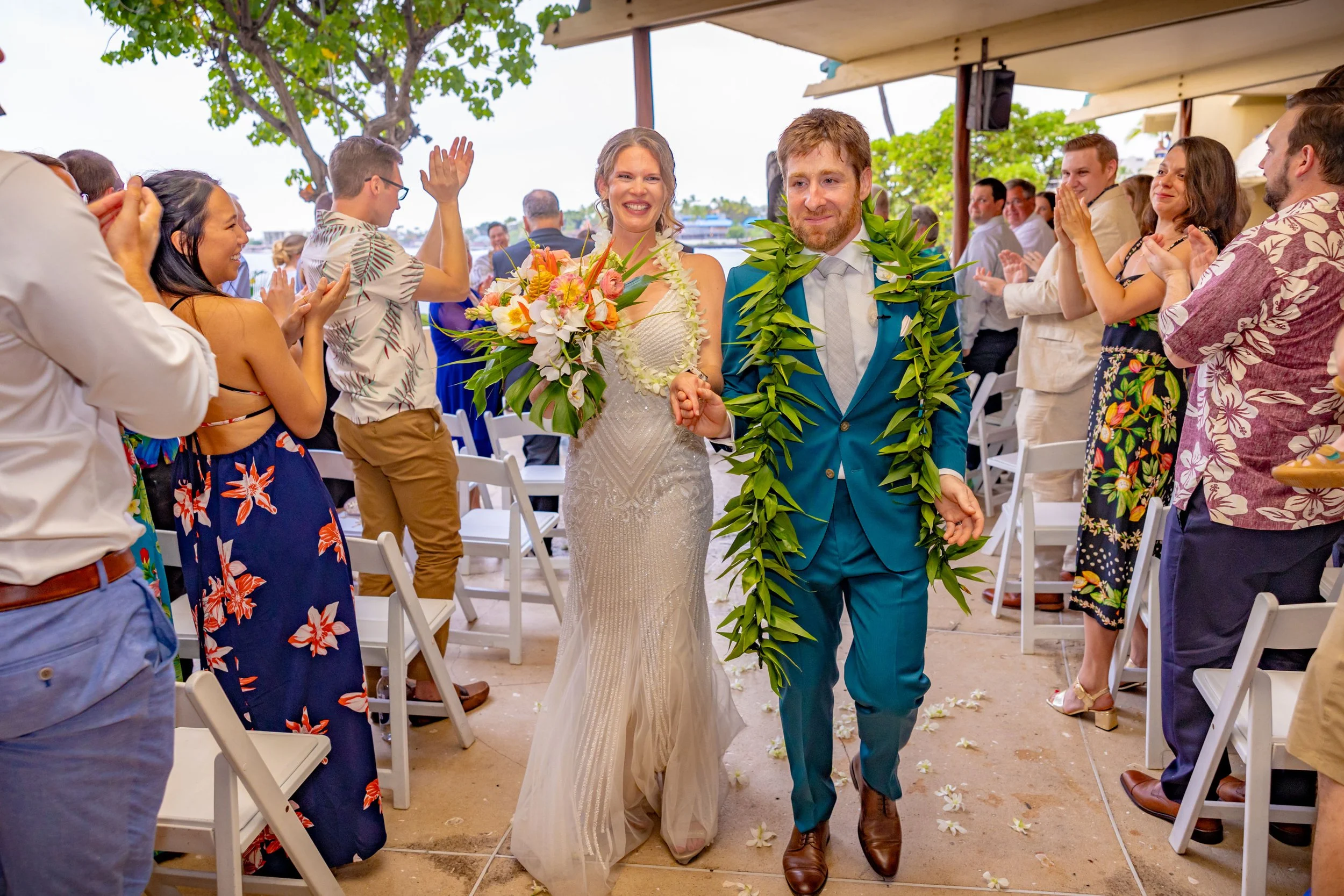 Big Island Luxury Wedding Portrait by Hawaii Family Portraits
