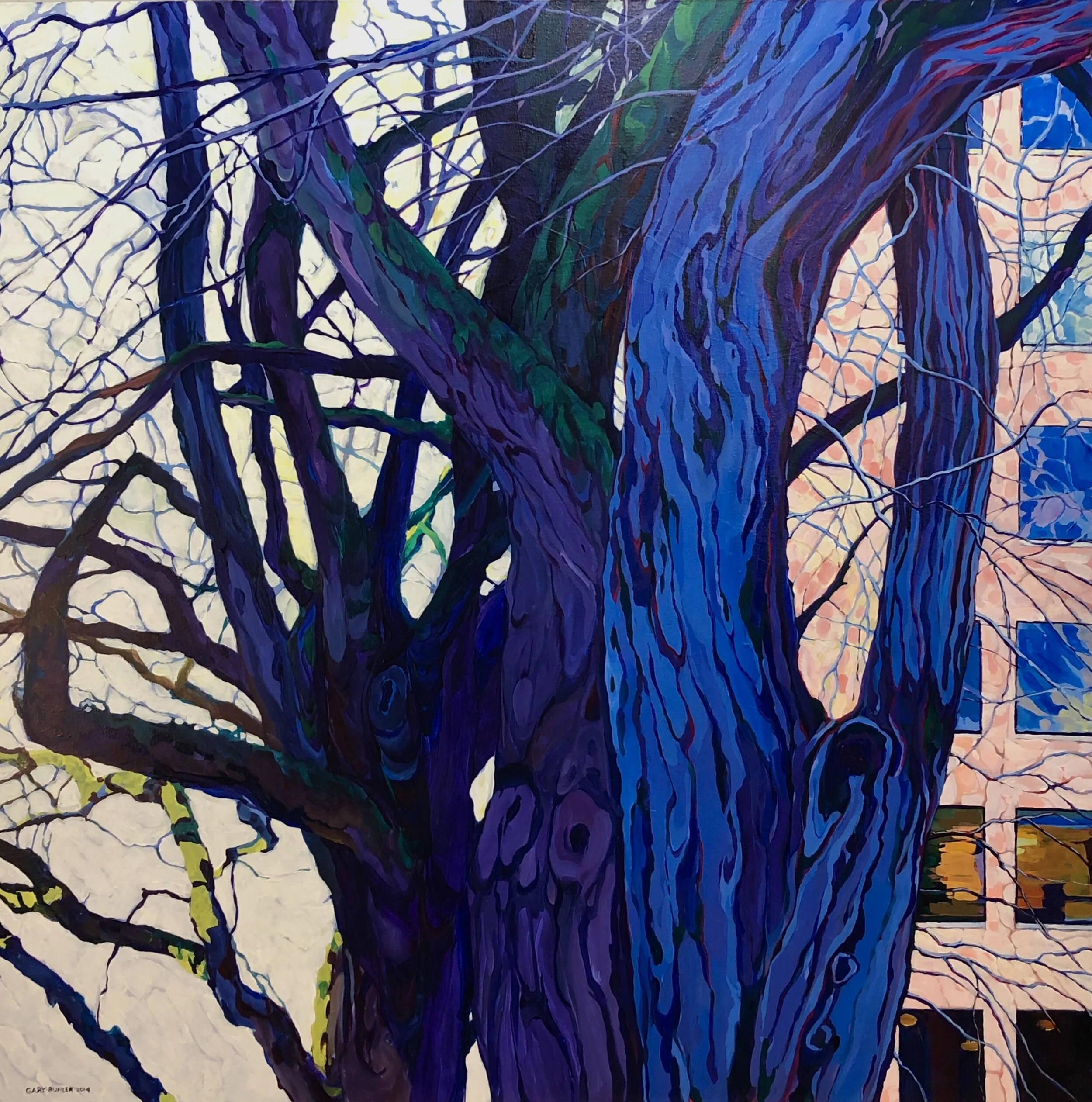 Urban Old Growth: 48" x 48" - $3,000, 2014