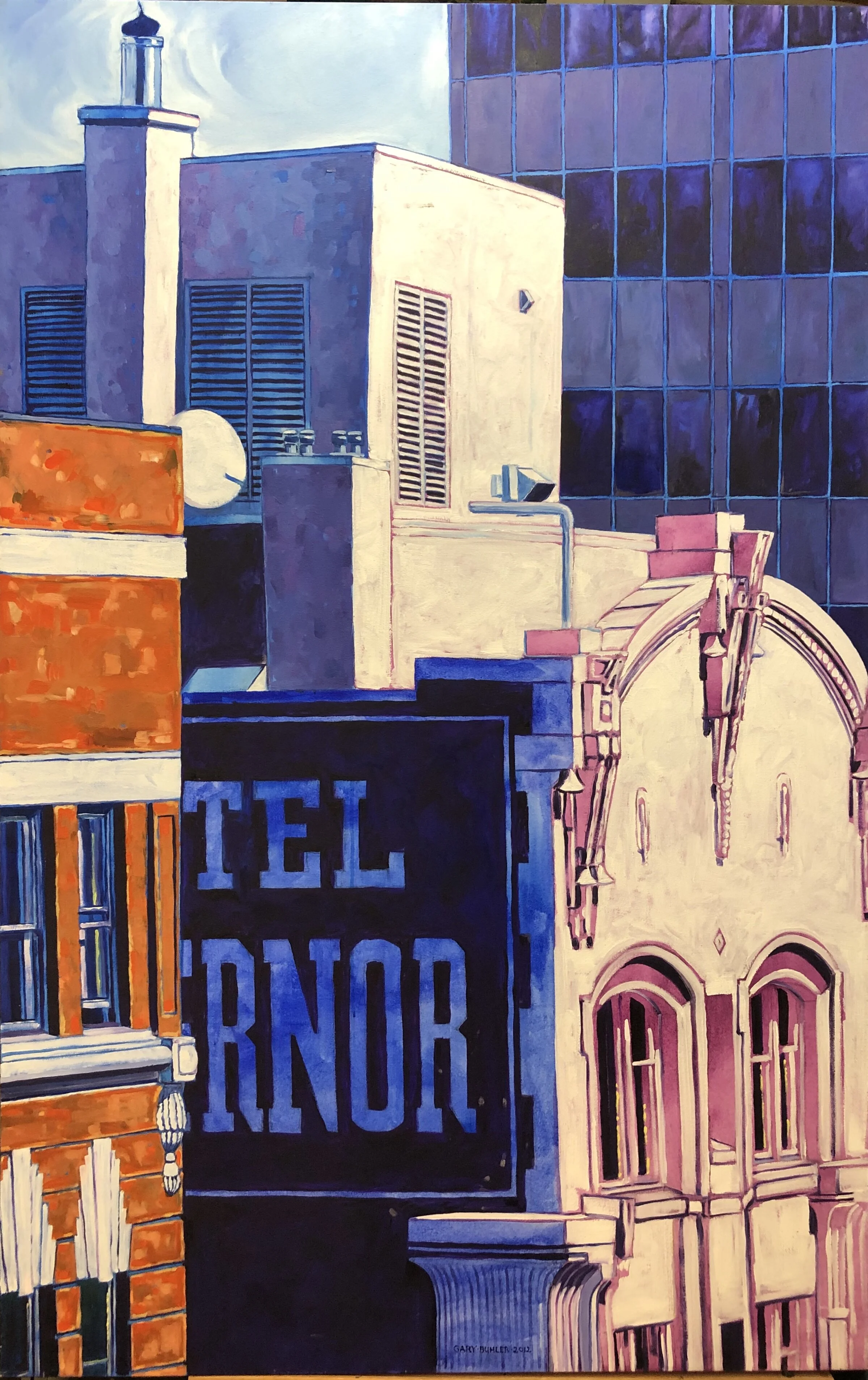 The Governor II: 42" x 66" - (SOLD), 2012