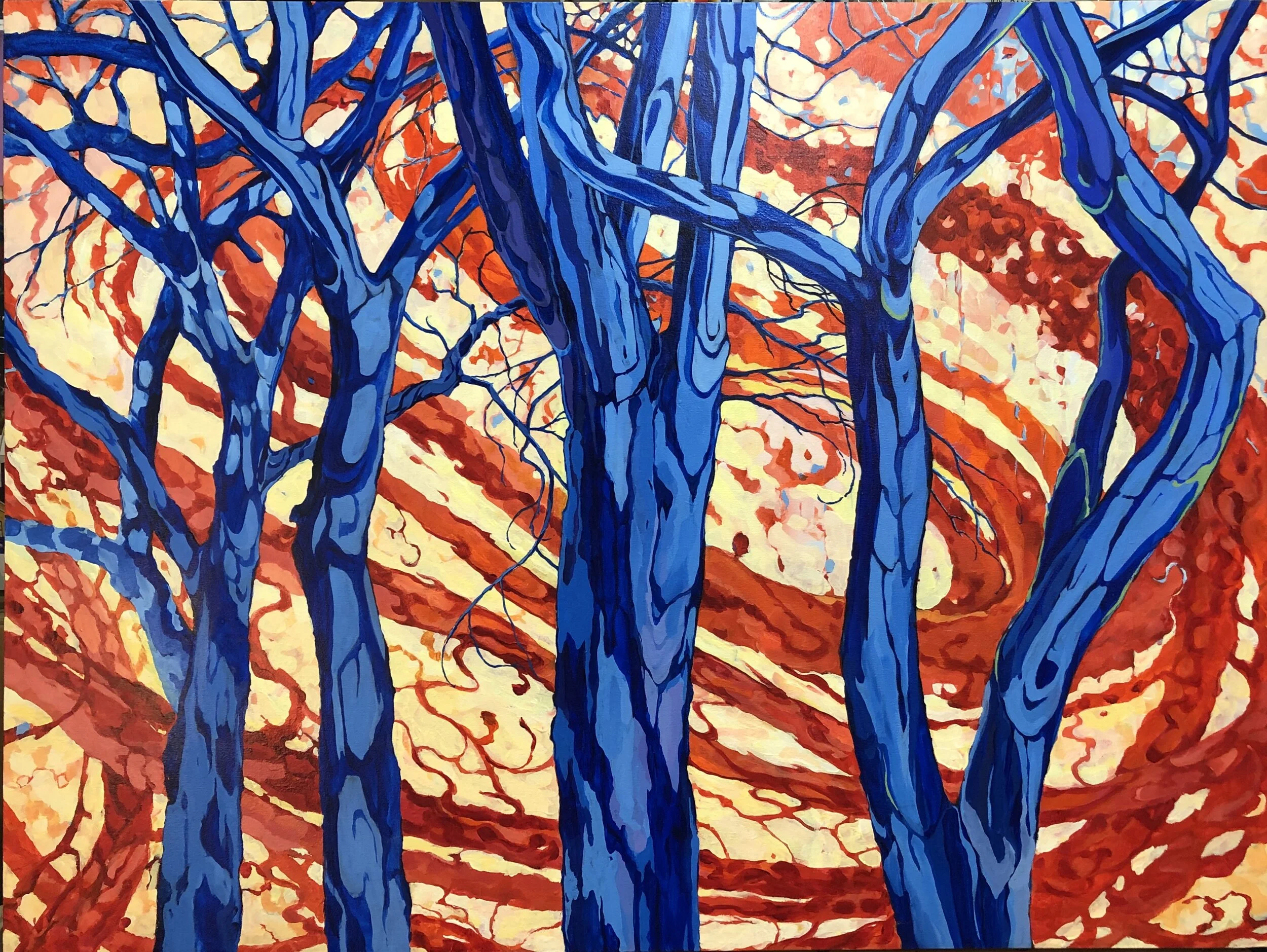 Elm Galaxy: 60" x 45" - $3,000, 2013