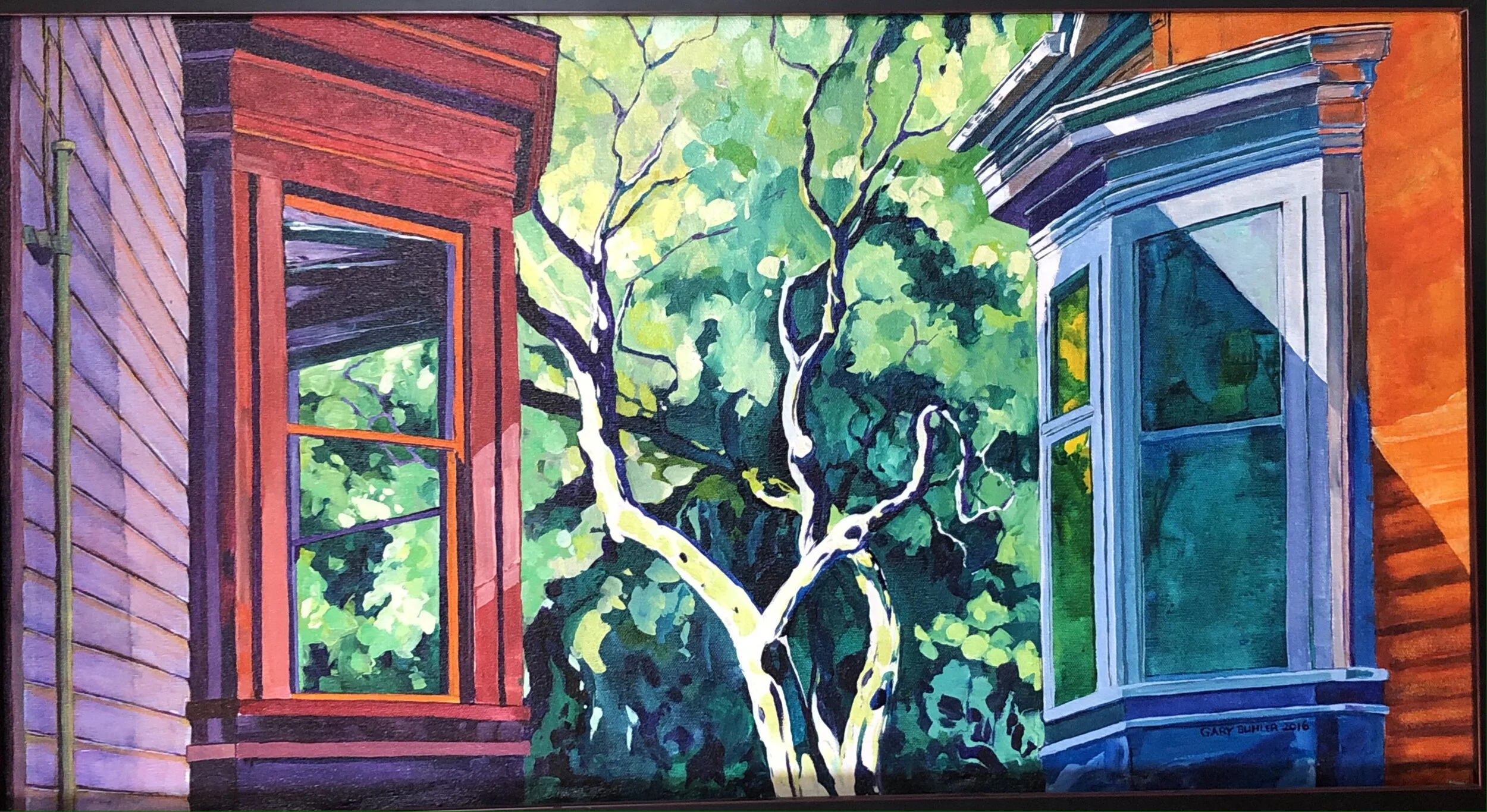 Good Neighbors: 33" x 18.5" - (SOLD), 2016