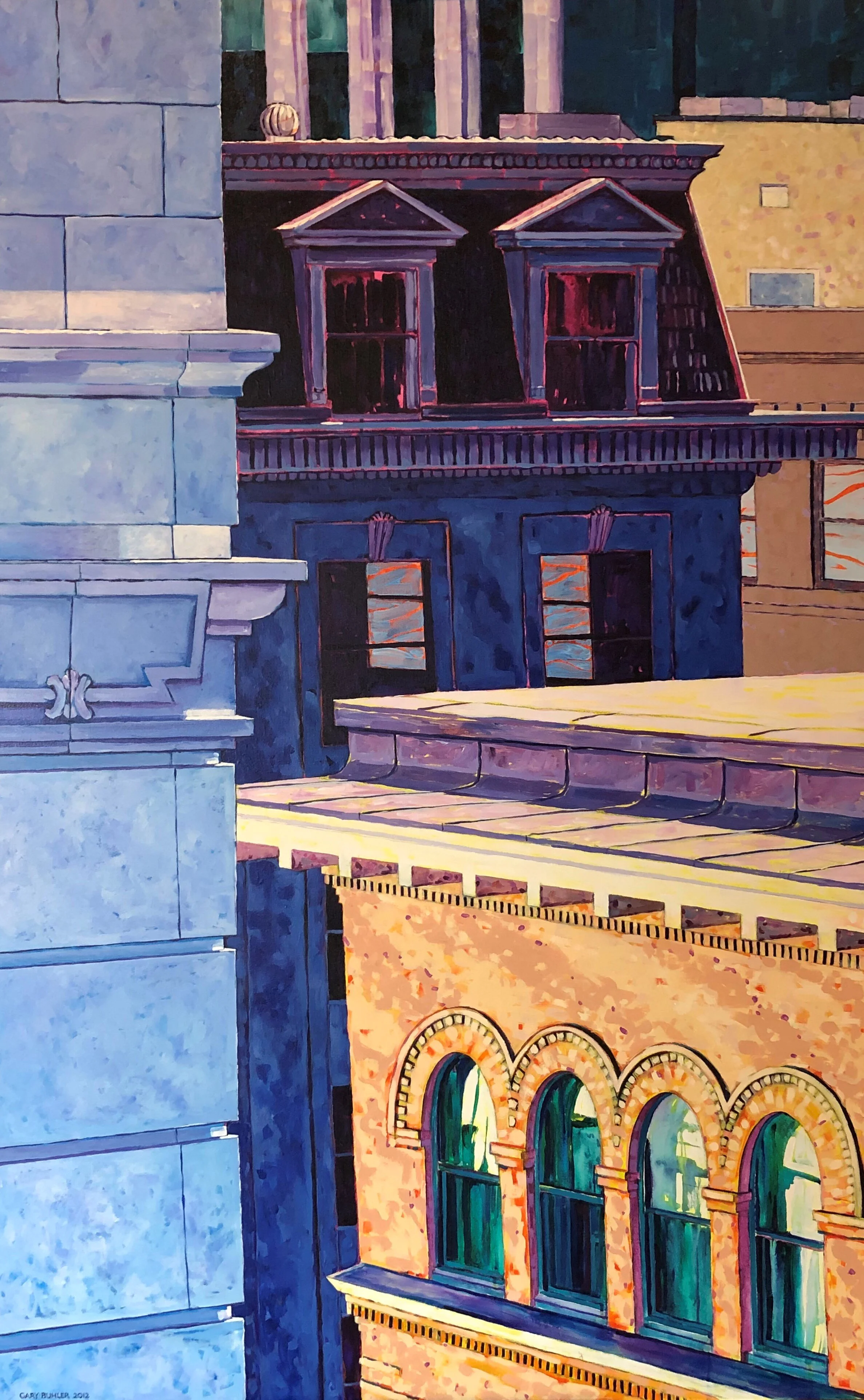 Gentrify #2: 42" x 66" - $4000, 2012