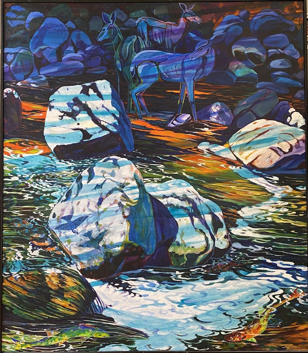 Deer Renaissance: 
Acrylic on Canvas
48" x 44"
$3000
1998